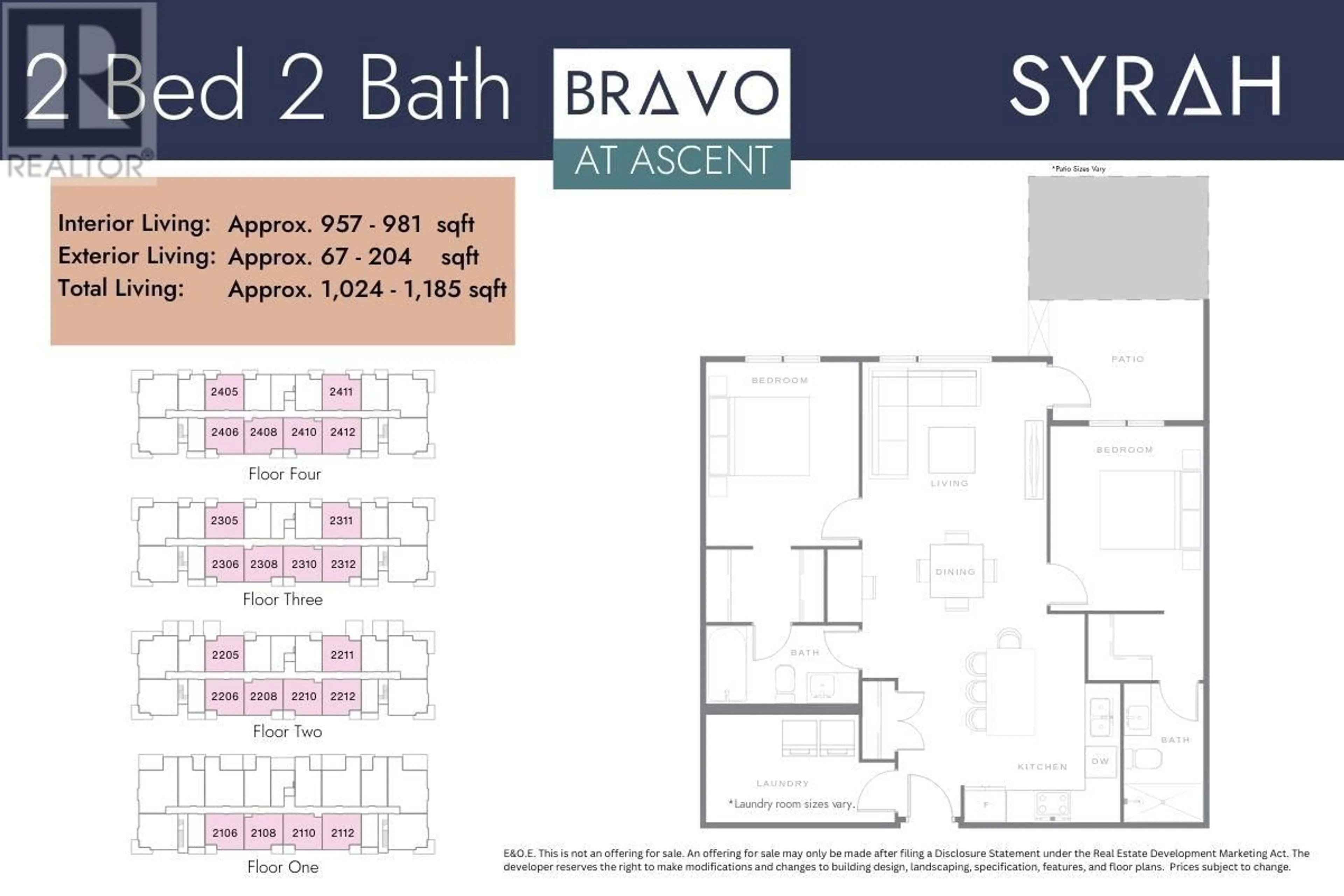 Floor plan for 406 - 1111 FROST ROAD, Kelowna British Columbia V1W0G8