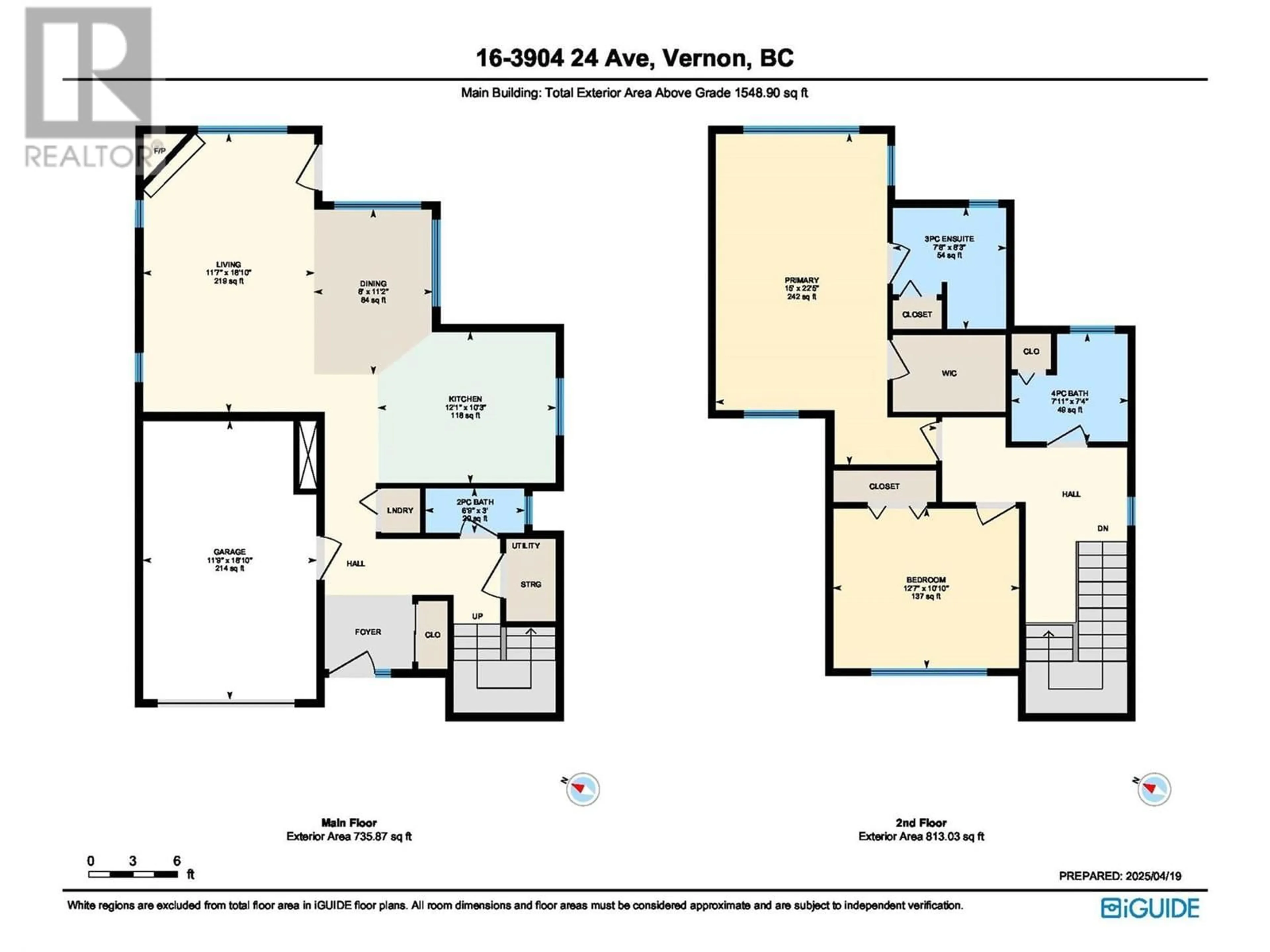 Floor plan for 16 - 3904 24 AVENUE, Vernon British Columbia V1T1M2