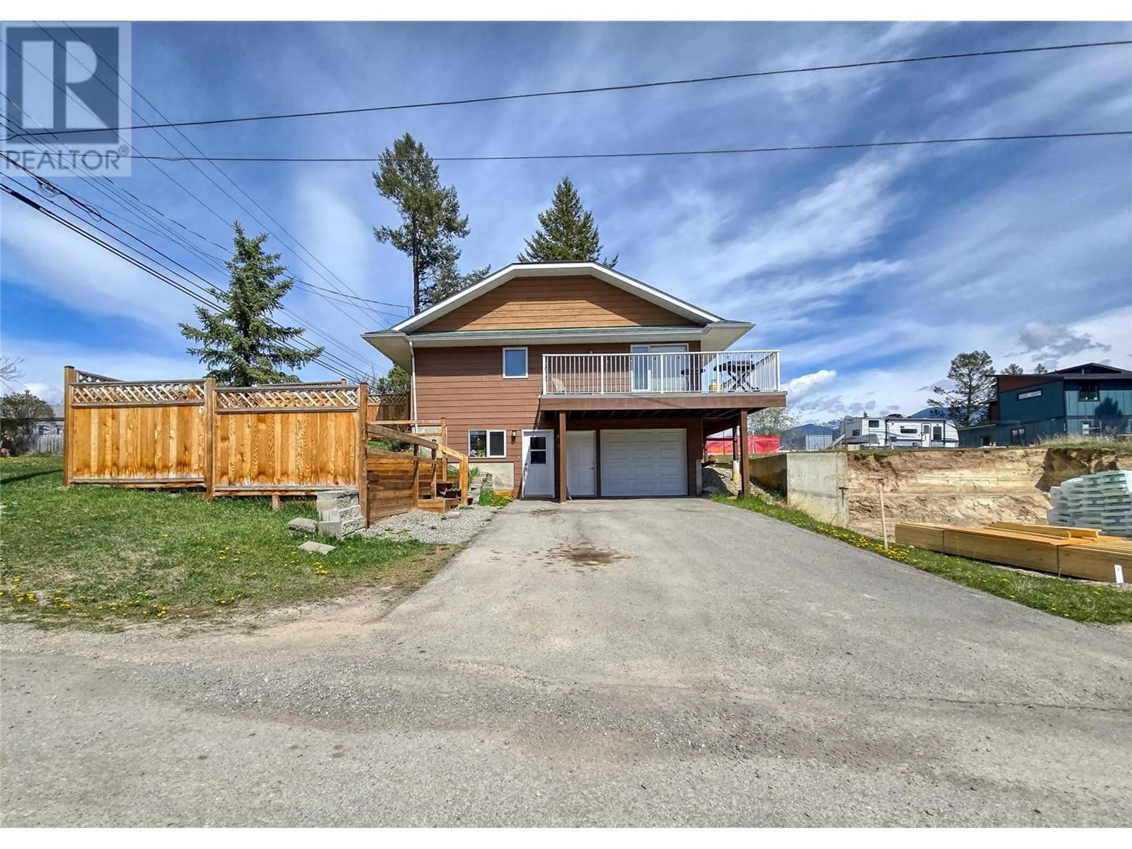 A pic from outside/outdoor area/front of a property/back of a property/a pic from drone, street for 2031 13TH AVENUE, Invermere British Columbia V0A1K4
