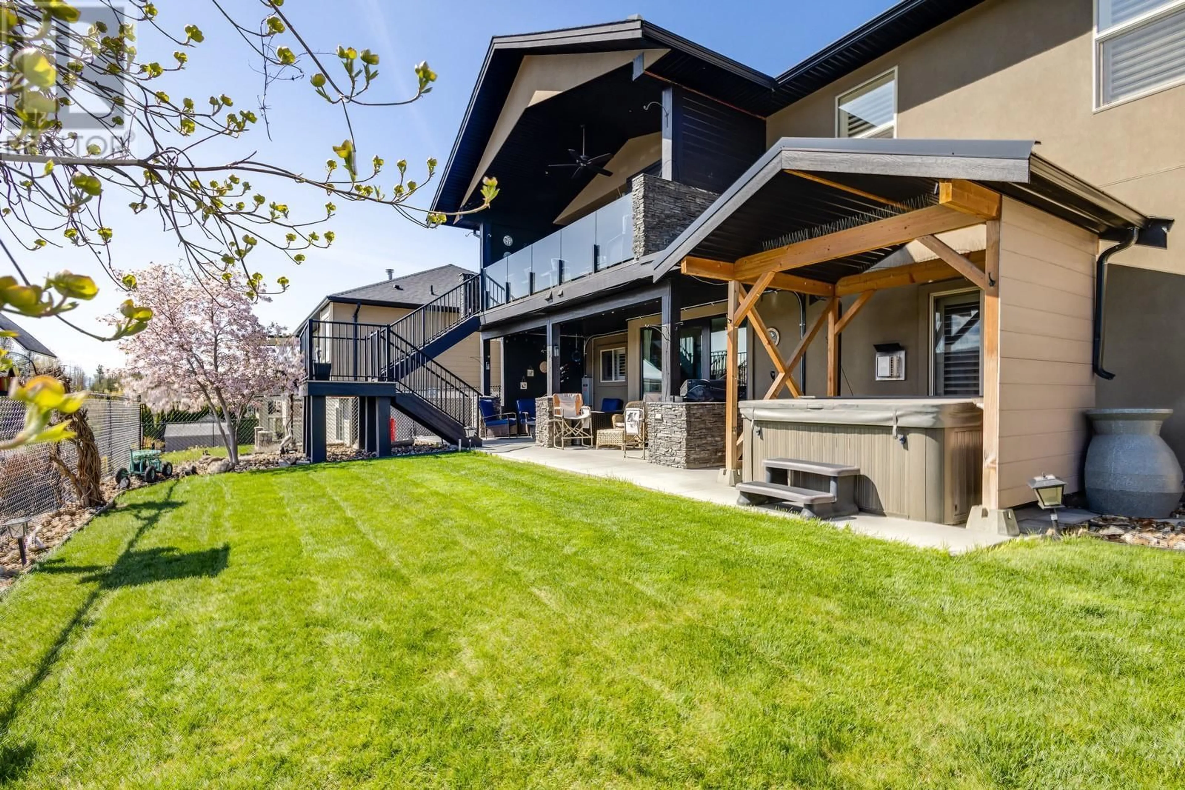 Patio, street for 12872 LAKE HILL DRIVE, Lake Country British Columbia V4V2P7