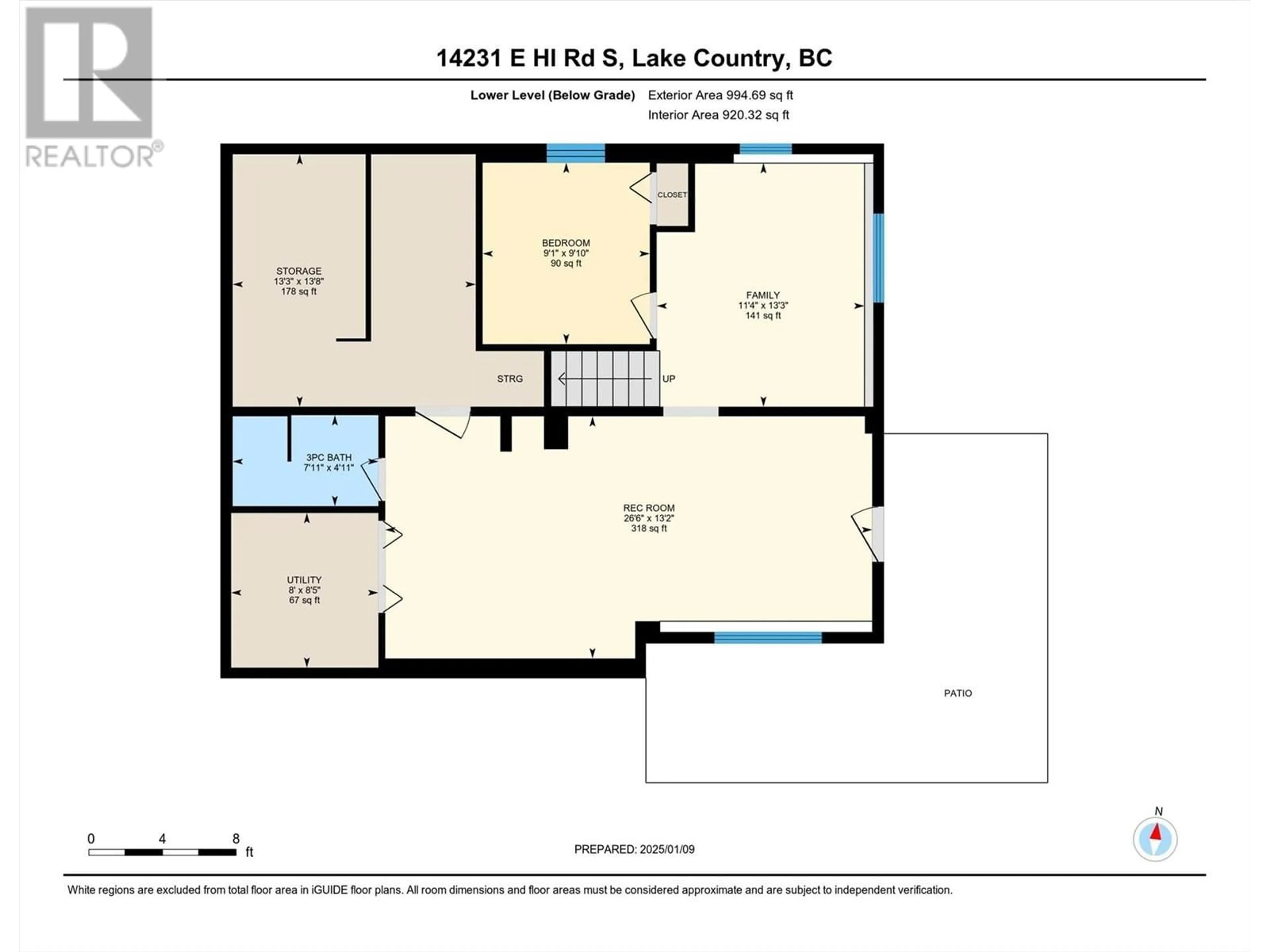 Floor plan for 14231 EAST HILL ROAD, Lake Country British Columbia V4V2B9