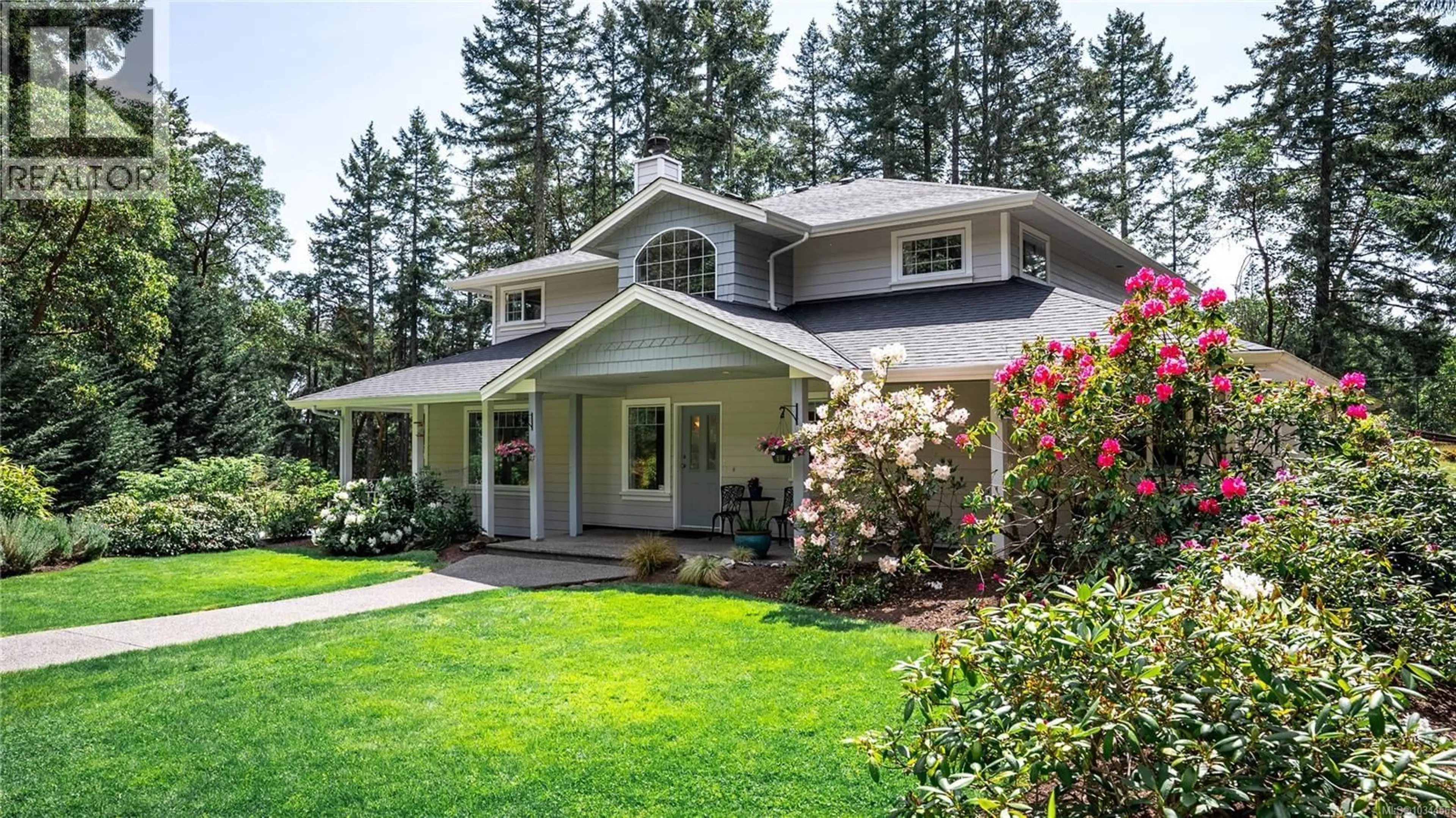 Home with vinyl exterior material, street for 636 STEWART MOUNTAIN ROAD, Highlands British Columbia V9B6J8