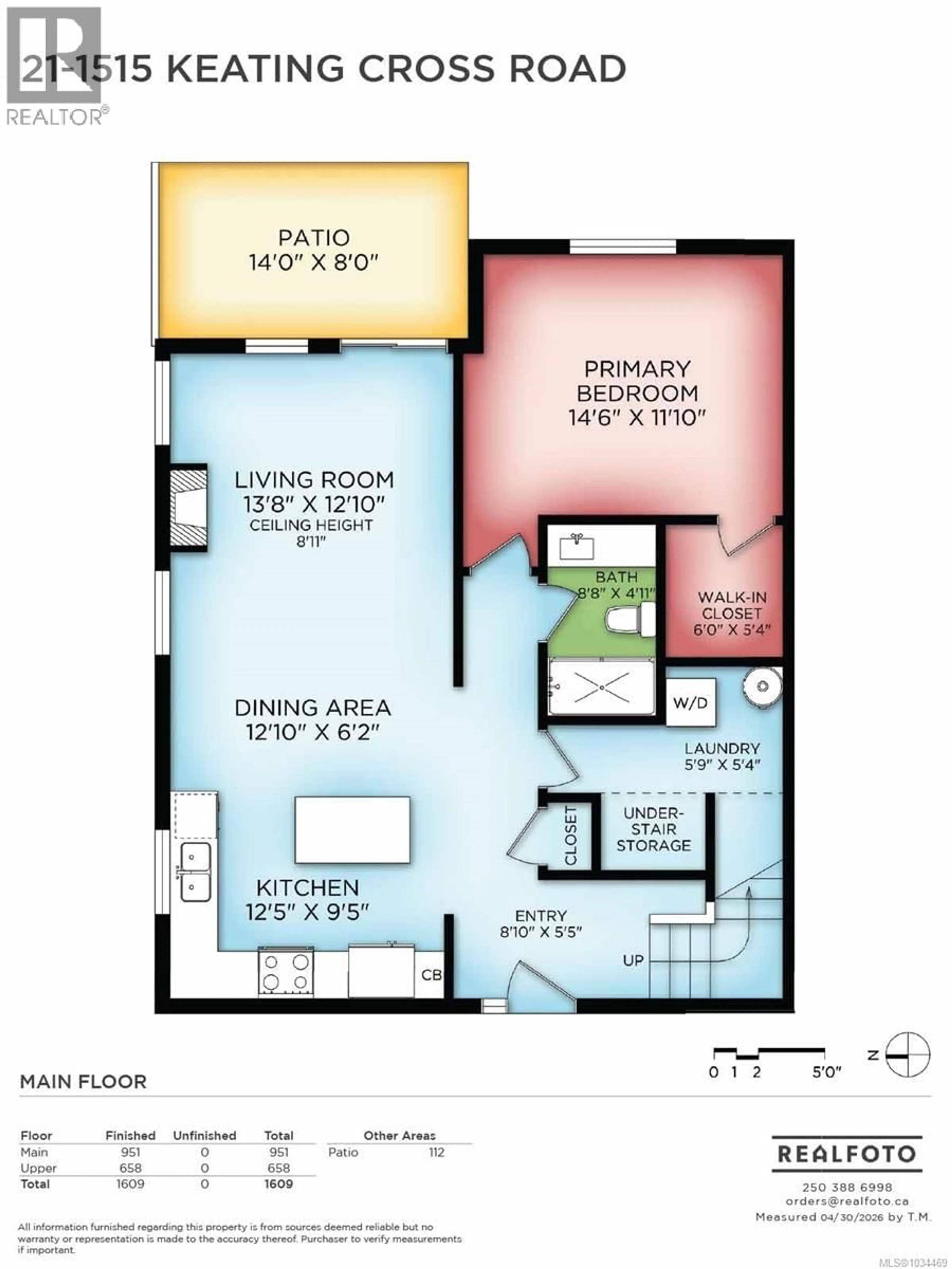 Floor plan for 21 - 1515 KEATING CROSS ROAD, Central Saanich British Columbia V8M1W9