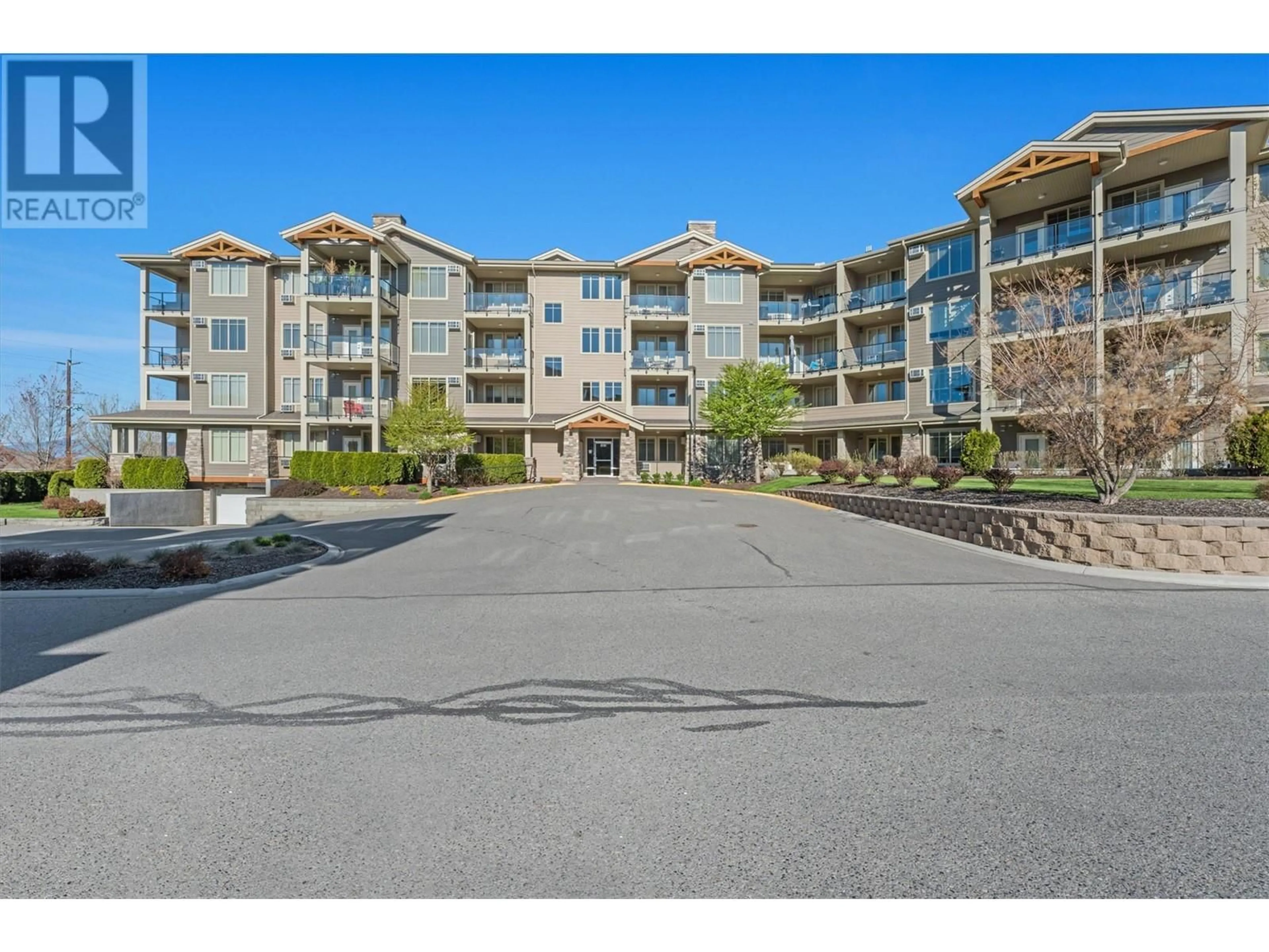 A pic from outside/outdoor area/front of a property/back of a property/a pic from drone, mountain view for 315 - 3731 CASORSO ROAD, Kelowna British Columbia V1W5E9