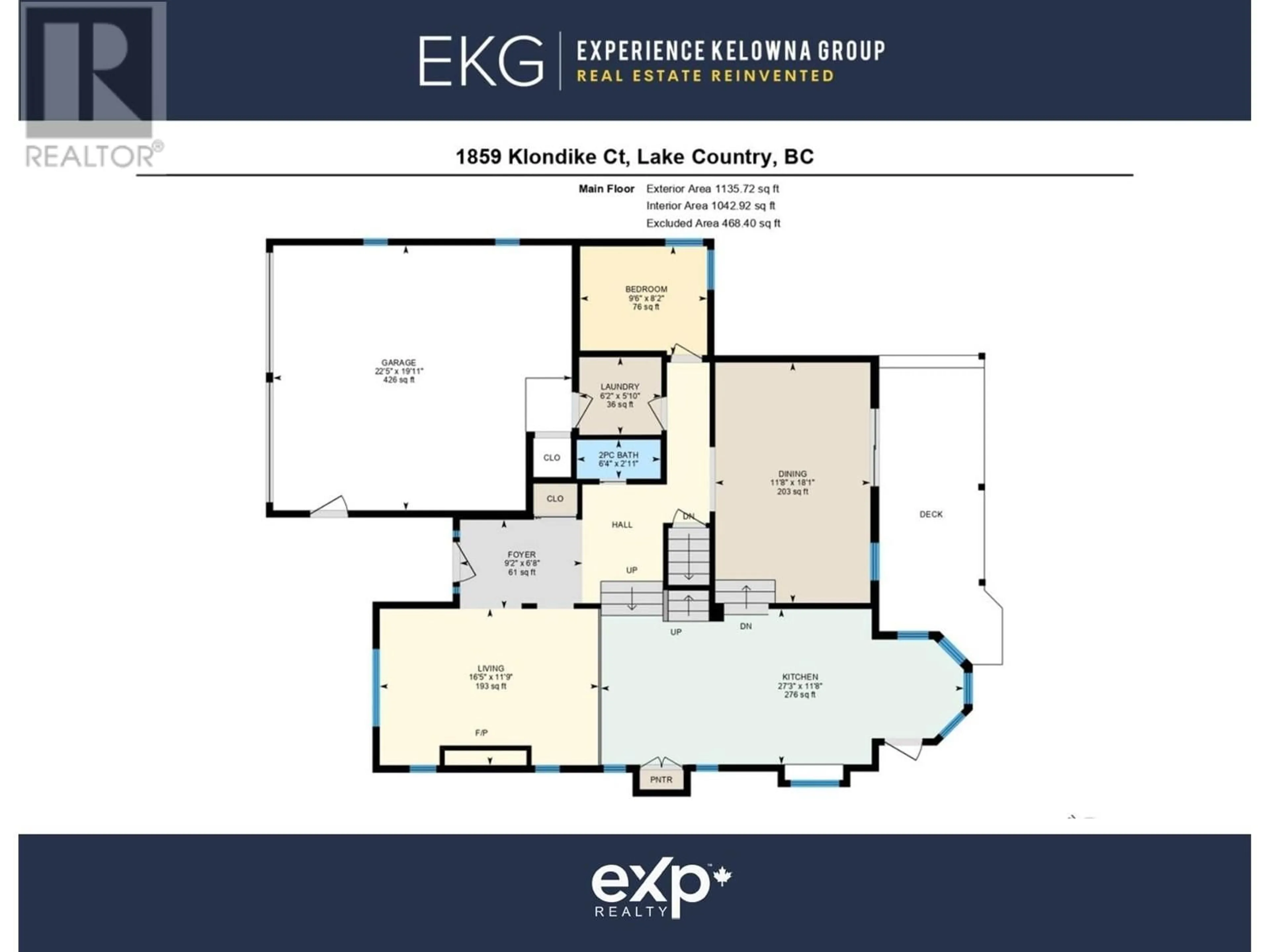 Floor plan for 1859 KLONDIKE COURT, Lake Country British Columbia V4V1P2