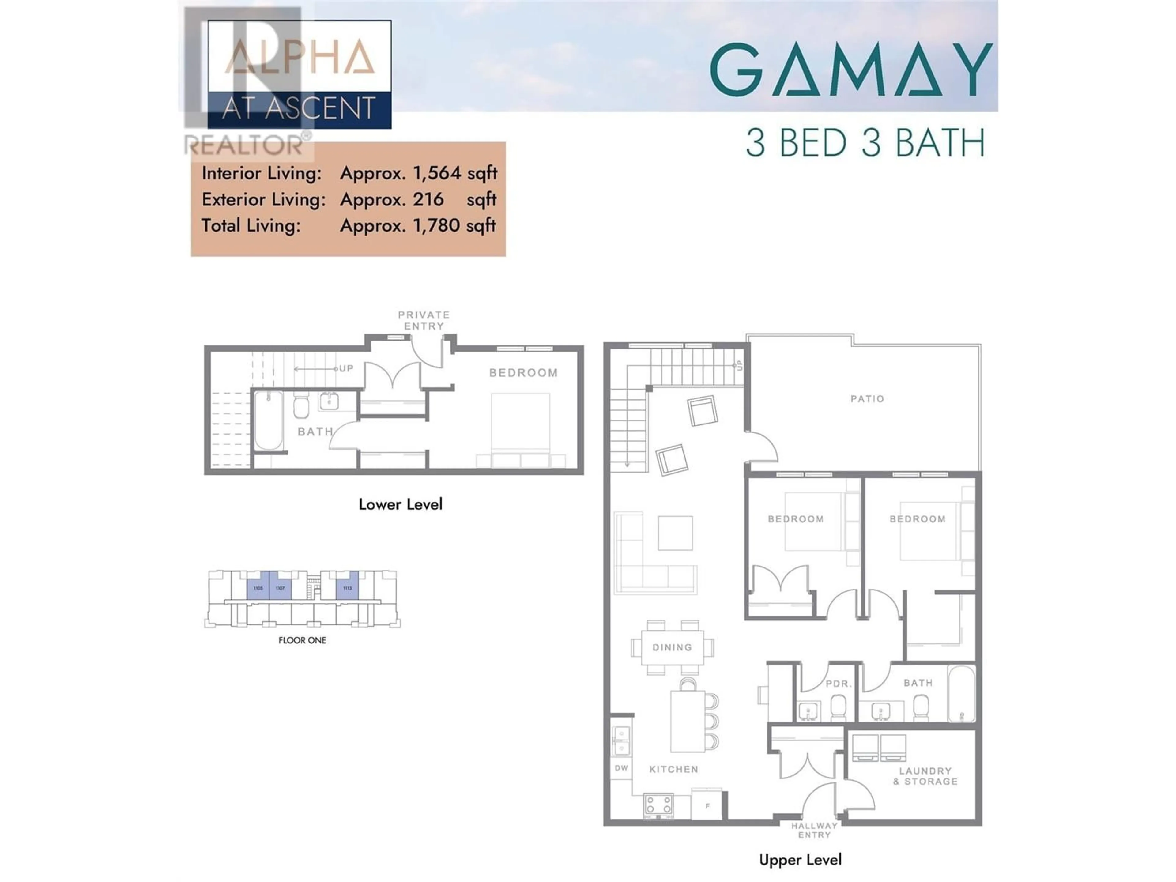 Floor plan for 113 - 1057 FROST ROAD, Kelowna British Columbia V1W0G7