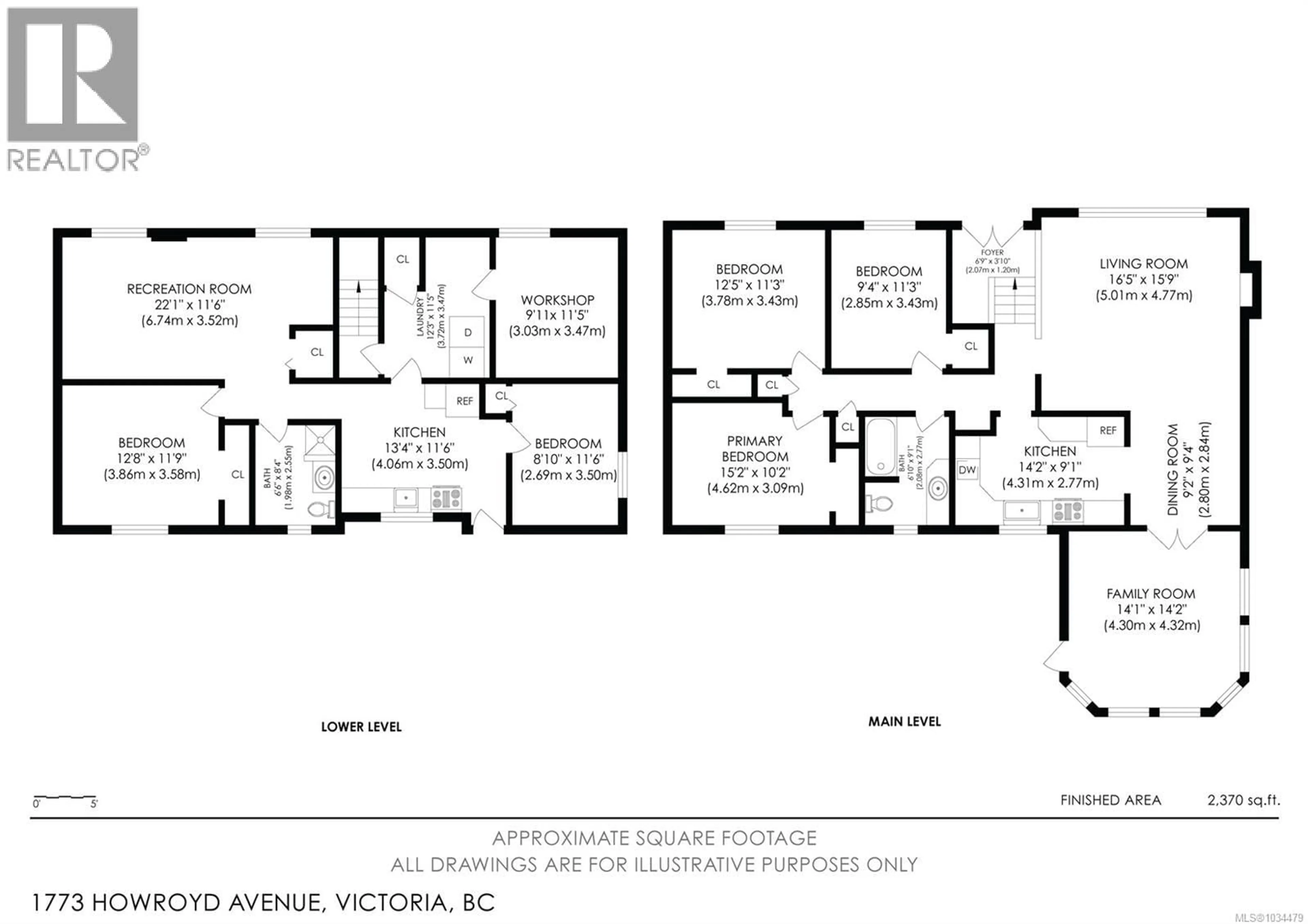Floor plan for 1773 HOWROYD AVENUE, Saanich British Columbia V8P3C2