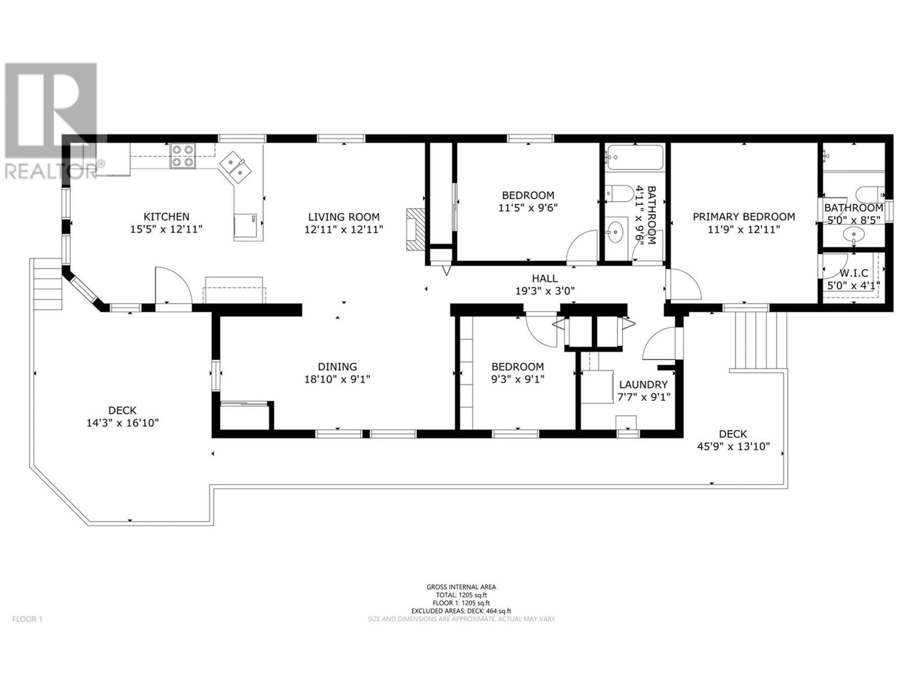 Floor plan for 53 - 1750 LENZ ROAD, West Kelowna British Columbia V1Z3N1