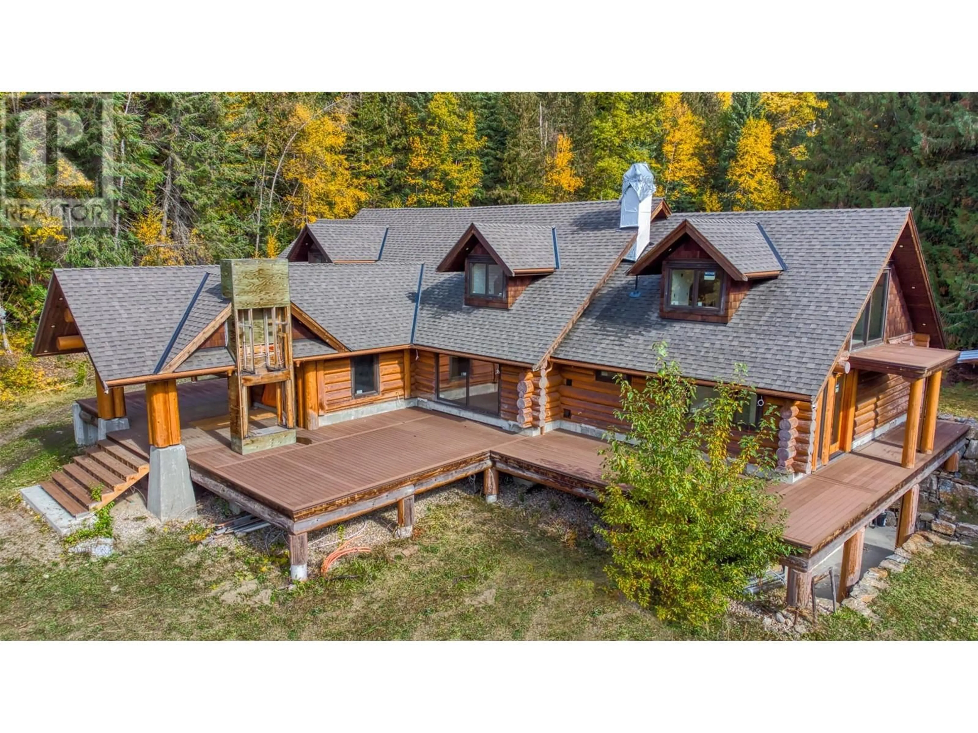 A pic from outside/outdoor area/front of a property/back of a property/a pic from drone, mountain view for 8726 FORSBERG ROAD, Vernon British Columbia V1B3M6