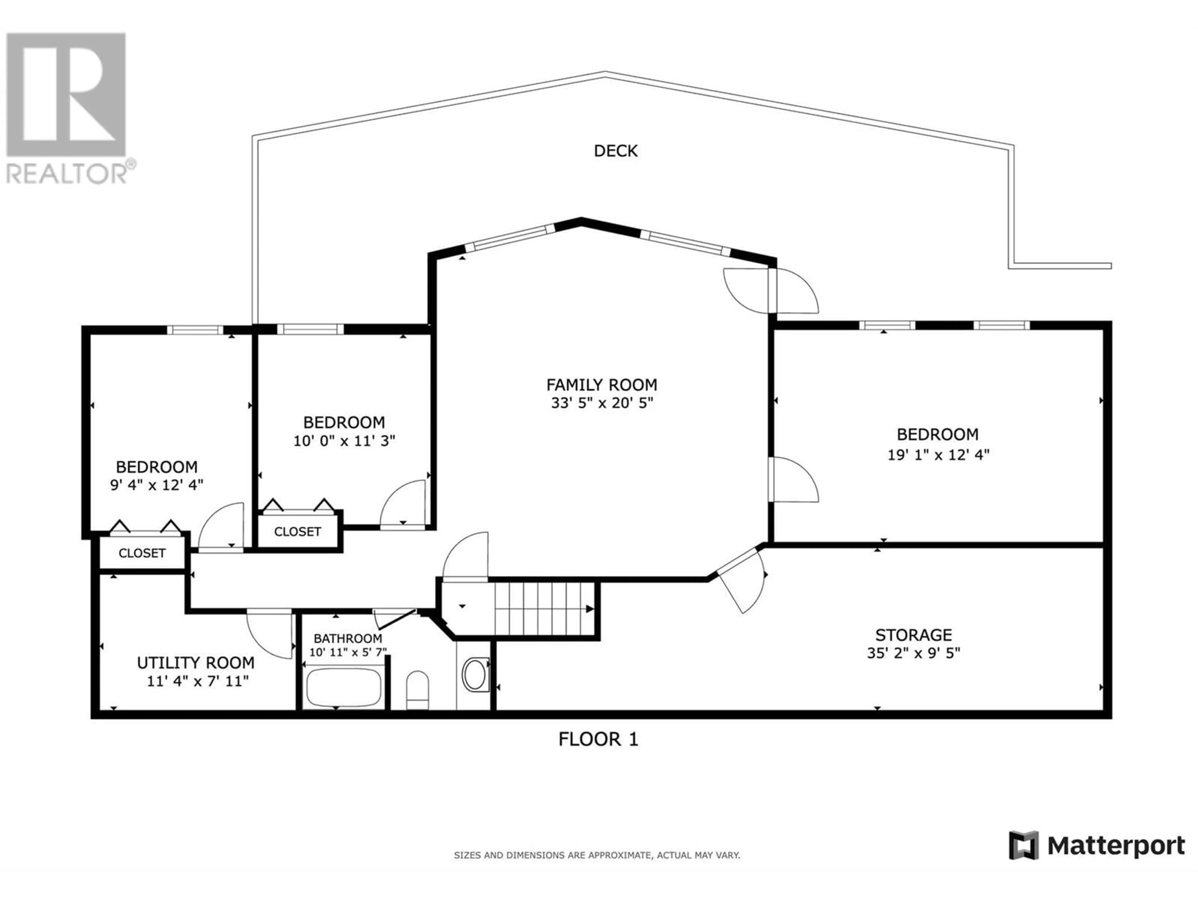 Floor plan for 10434 COLUMBIA WAY, Vernon British Columbia V1H2B5