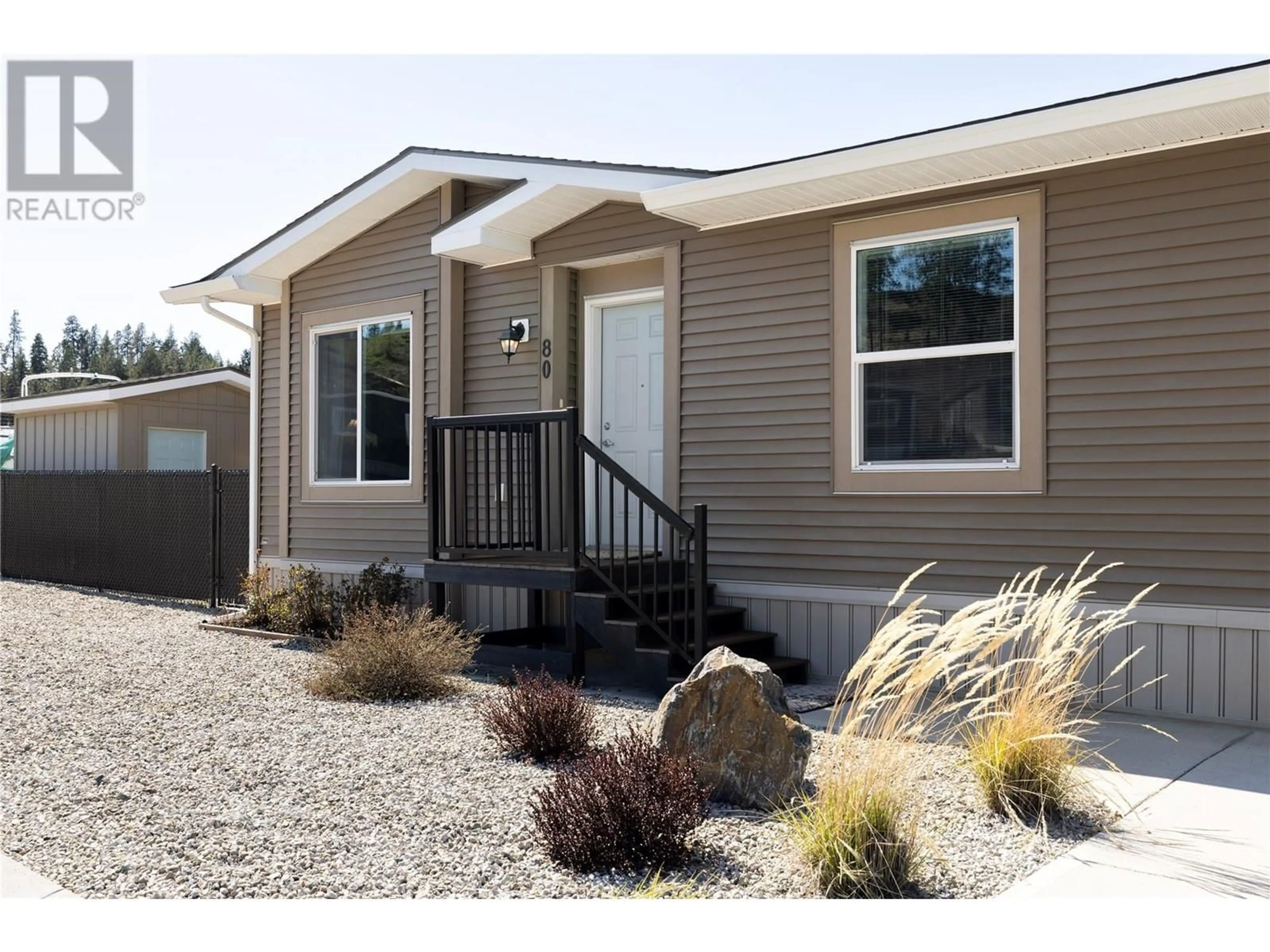 Home with vinyl exterior material, street for 80 - 1835 NANCEE WAY COURT, West Kelowna British Columbia V1Z4C1