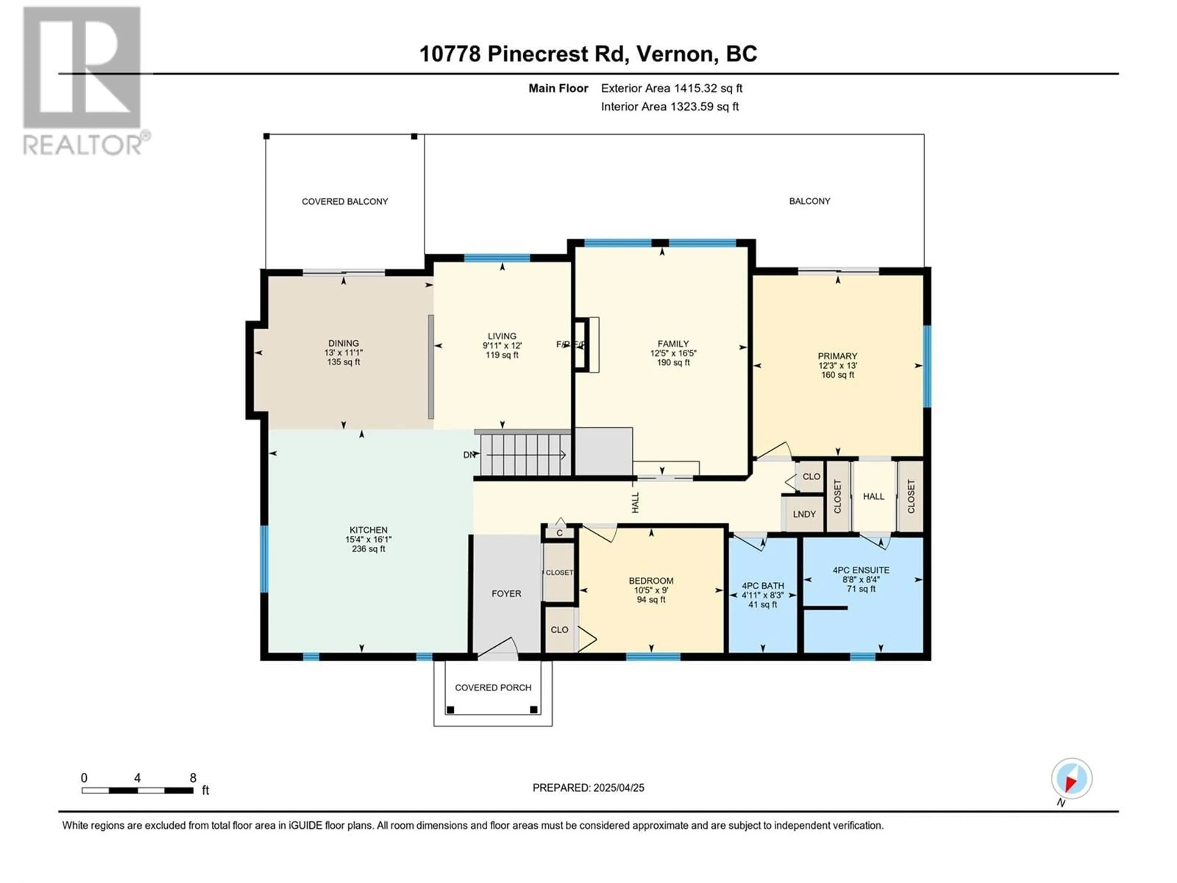 Floor plan for 10778 PINECREST ROAD, Vernon British Columbia V1H2C1