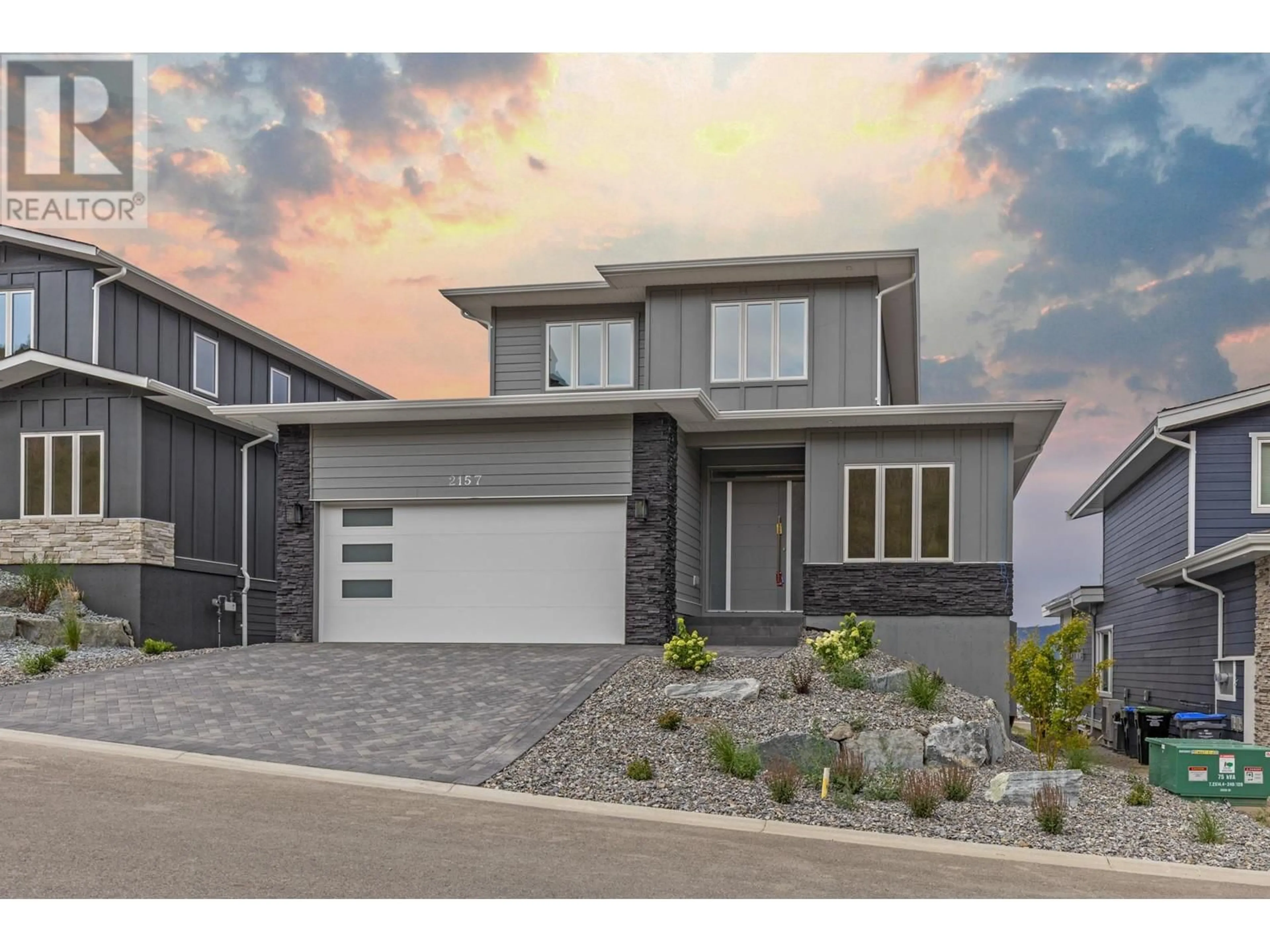 Home with brick exterior material, street for 2157 KENTUCKY CRESCENT, Kelowna British Columbia V1P1S8