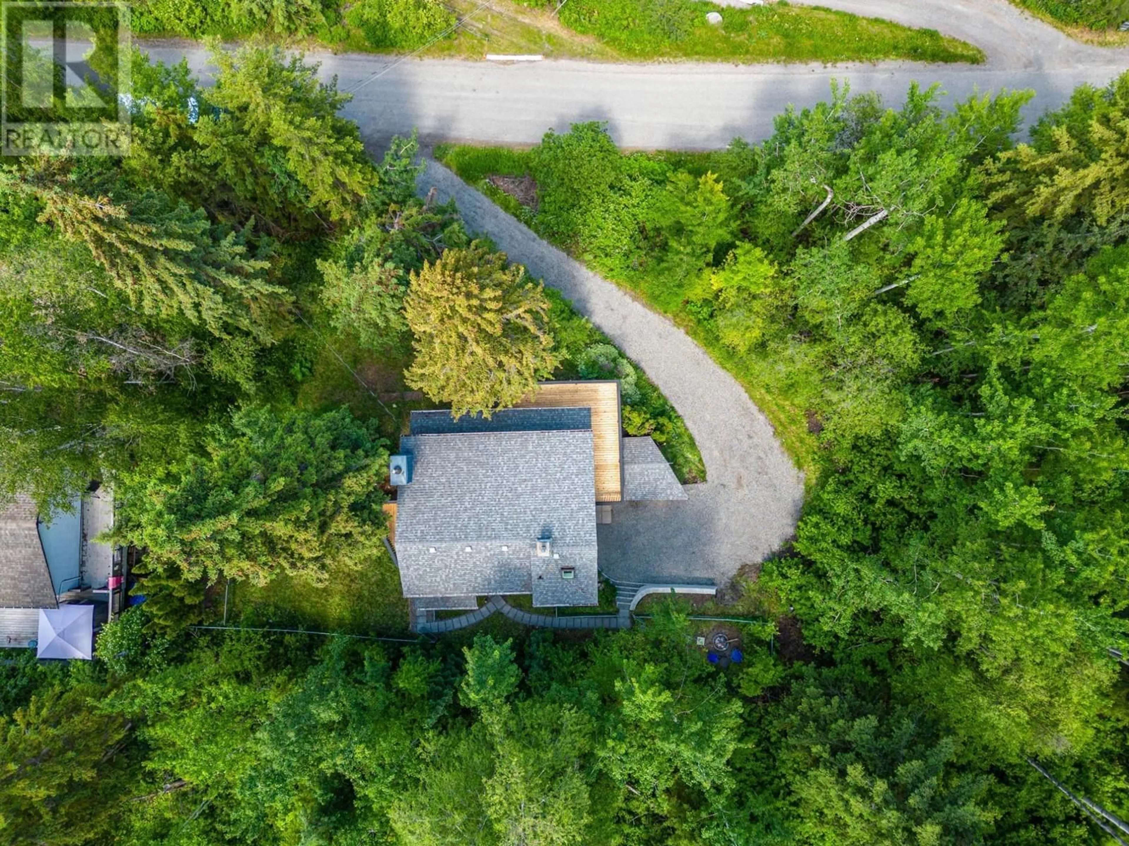 A pic from outside/outdoor area/front of a property/back of a property/a pic from drone, forest/trees view for 3348 POWELL ROAD, Kamloops British Columbia V0E3E1