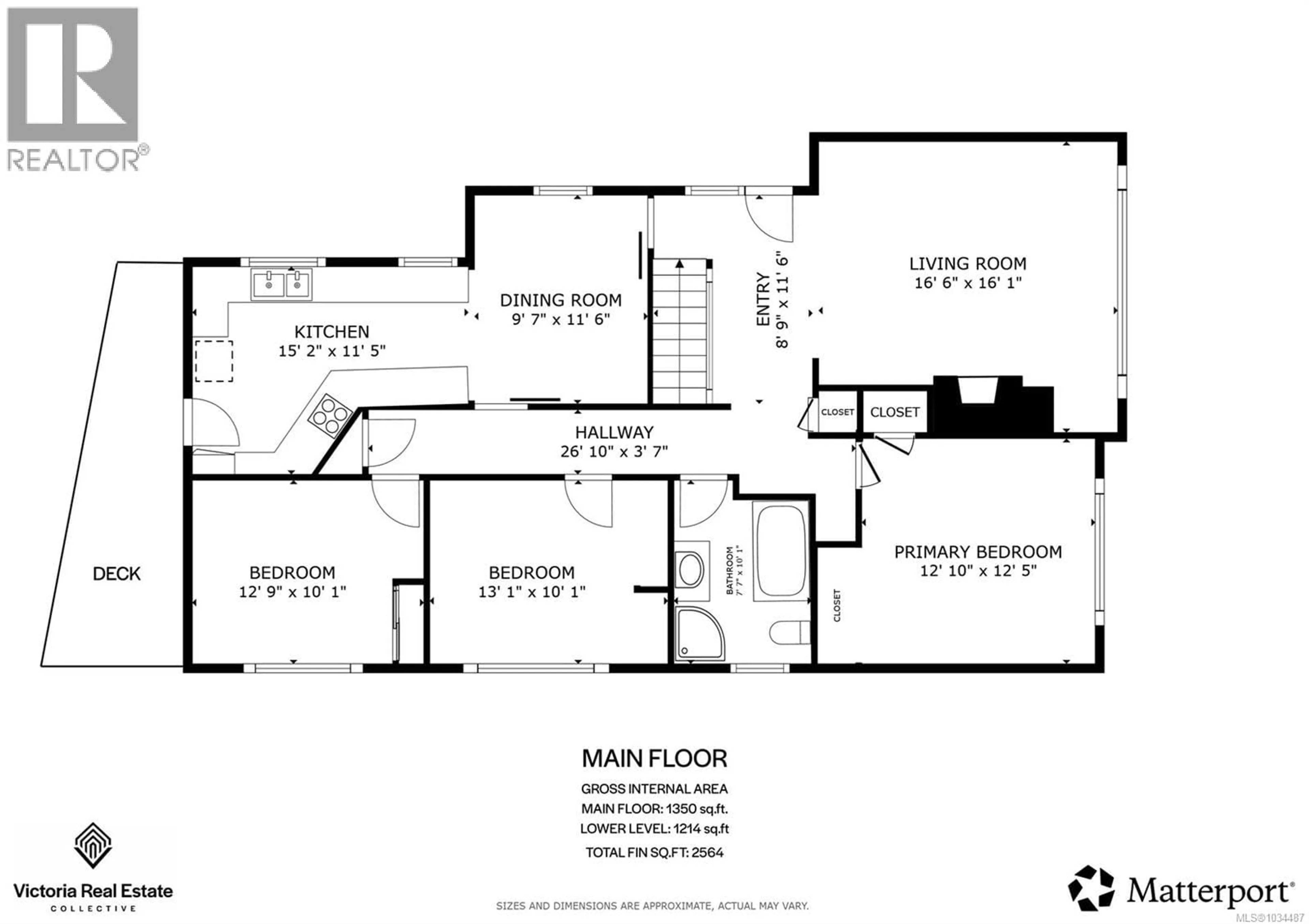 Floor plan for 1195 KINGS ROAD, Victoria British Columbia V8T1X6