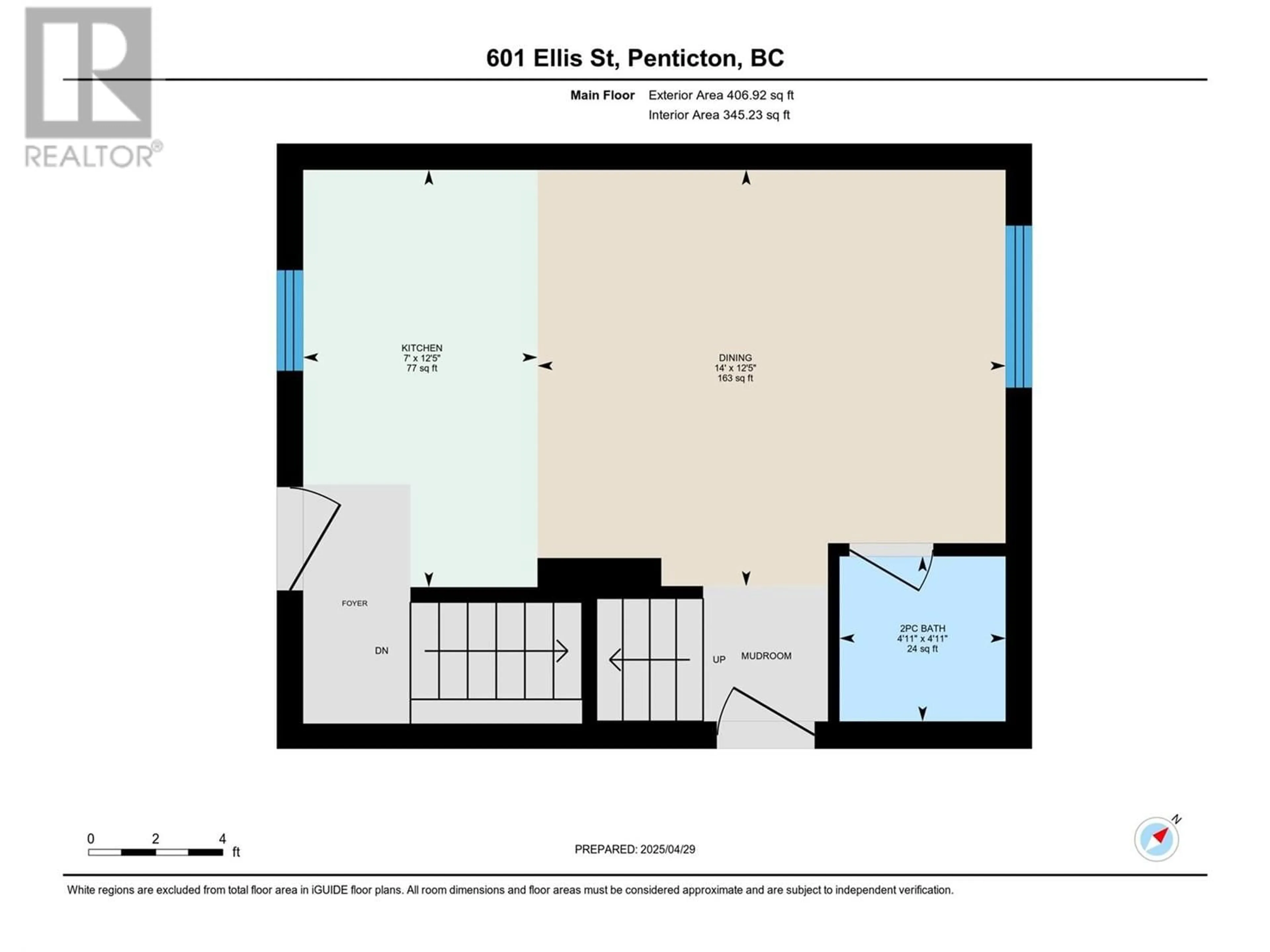 Floor plan for 104 - 601 ELLIS STREET, Penticton British Columbia V2A4M5