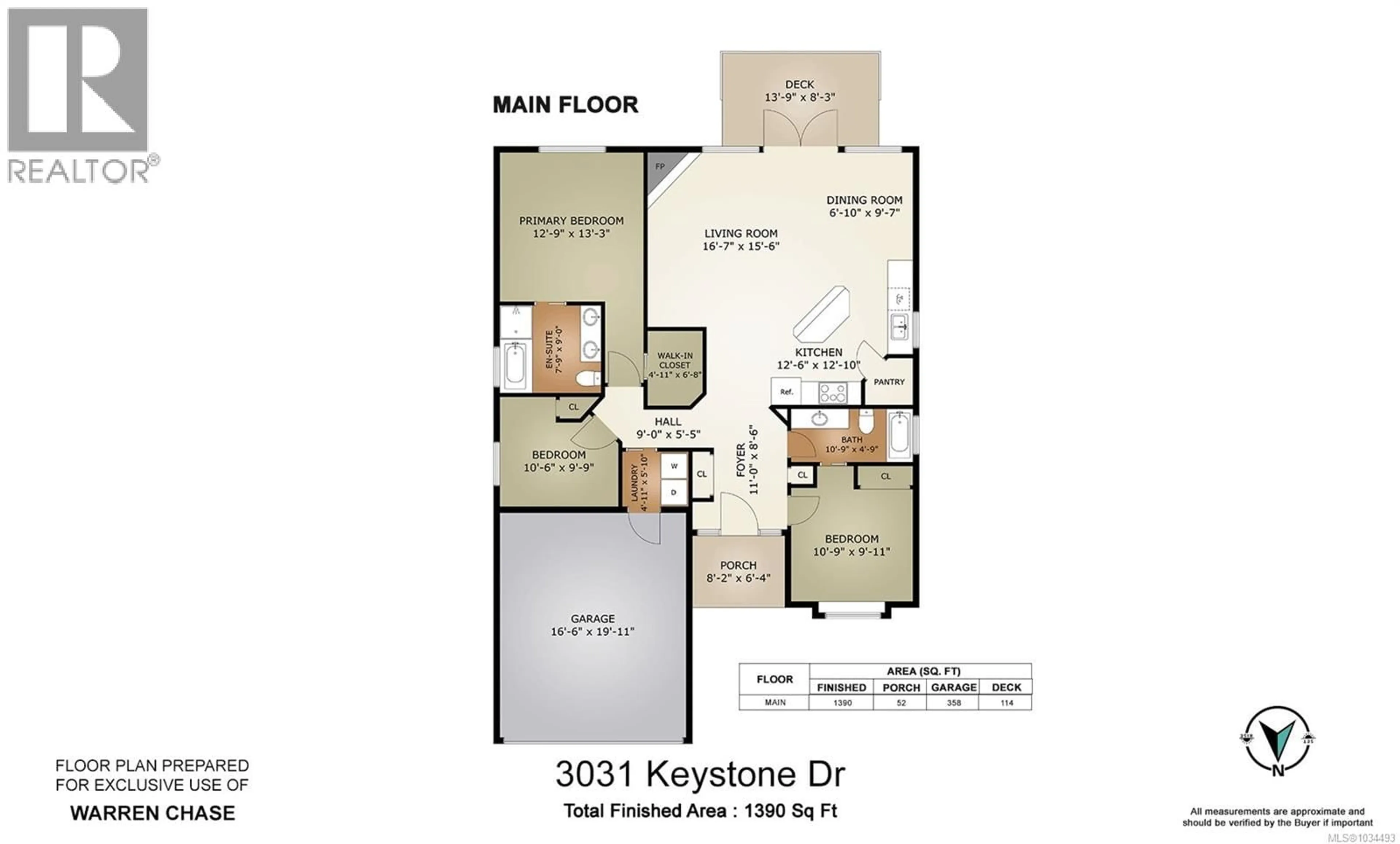 Floor plan for 3031 KEYSTONE DRIVE, Duncan British Columbia V9L0E1
