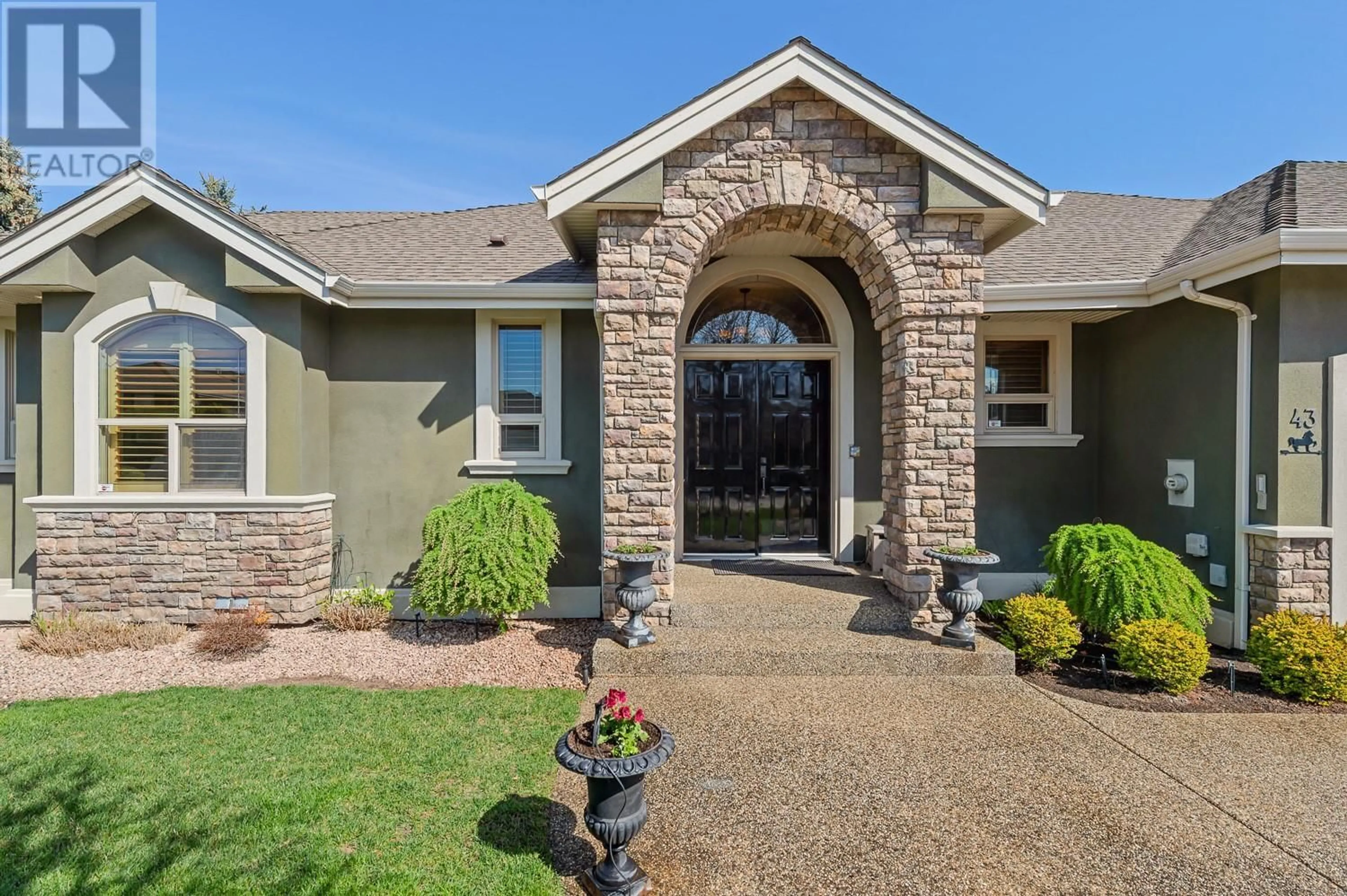 Home with brick exterior material, street for 43 - 2155 HORIZON DRIVE, West Kelowna British Columbia V1Z3Z9