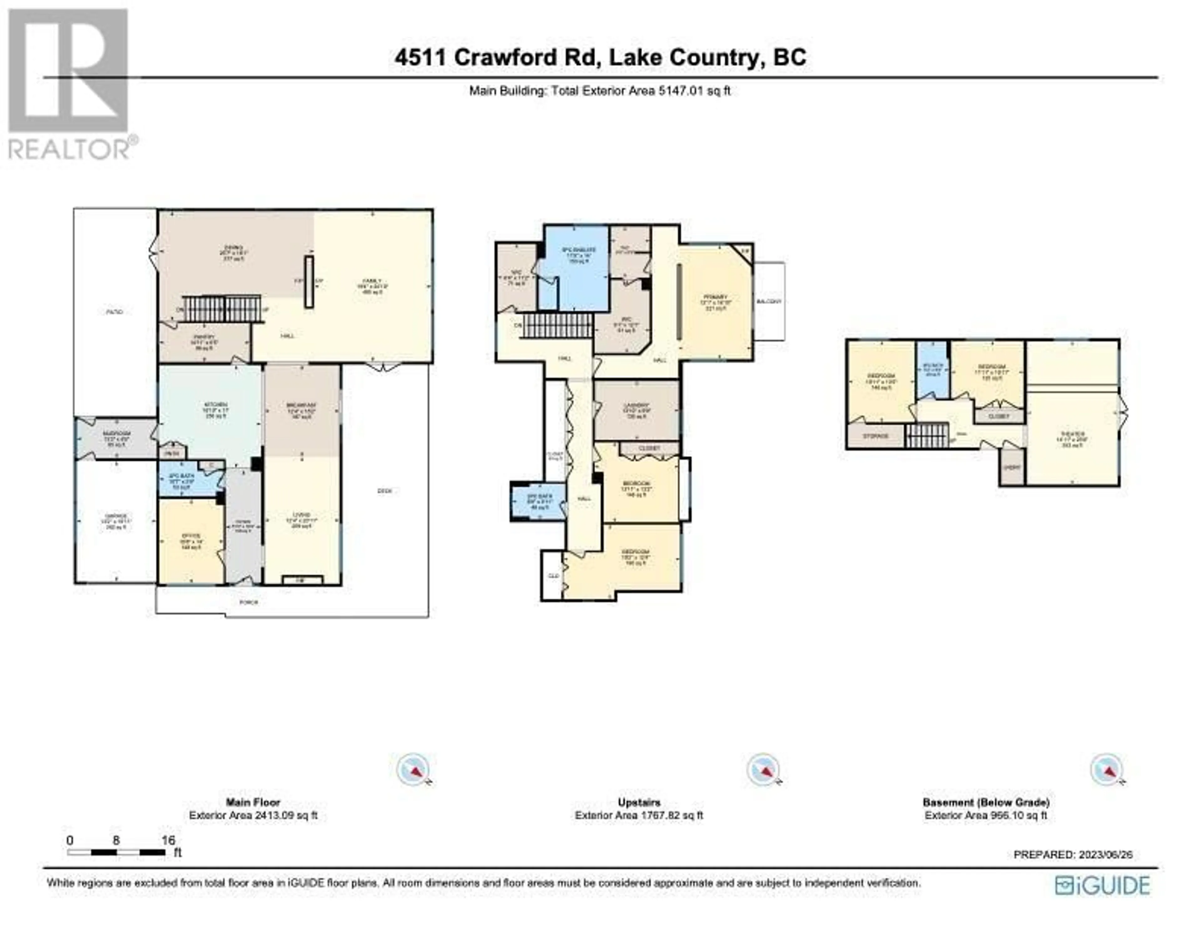 Floor plan for 4511 CRAWFORD ROAD, Lake Country British Columbia V4V2C7