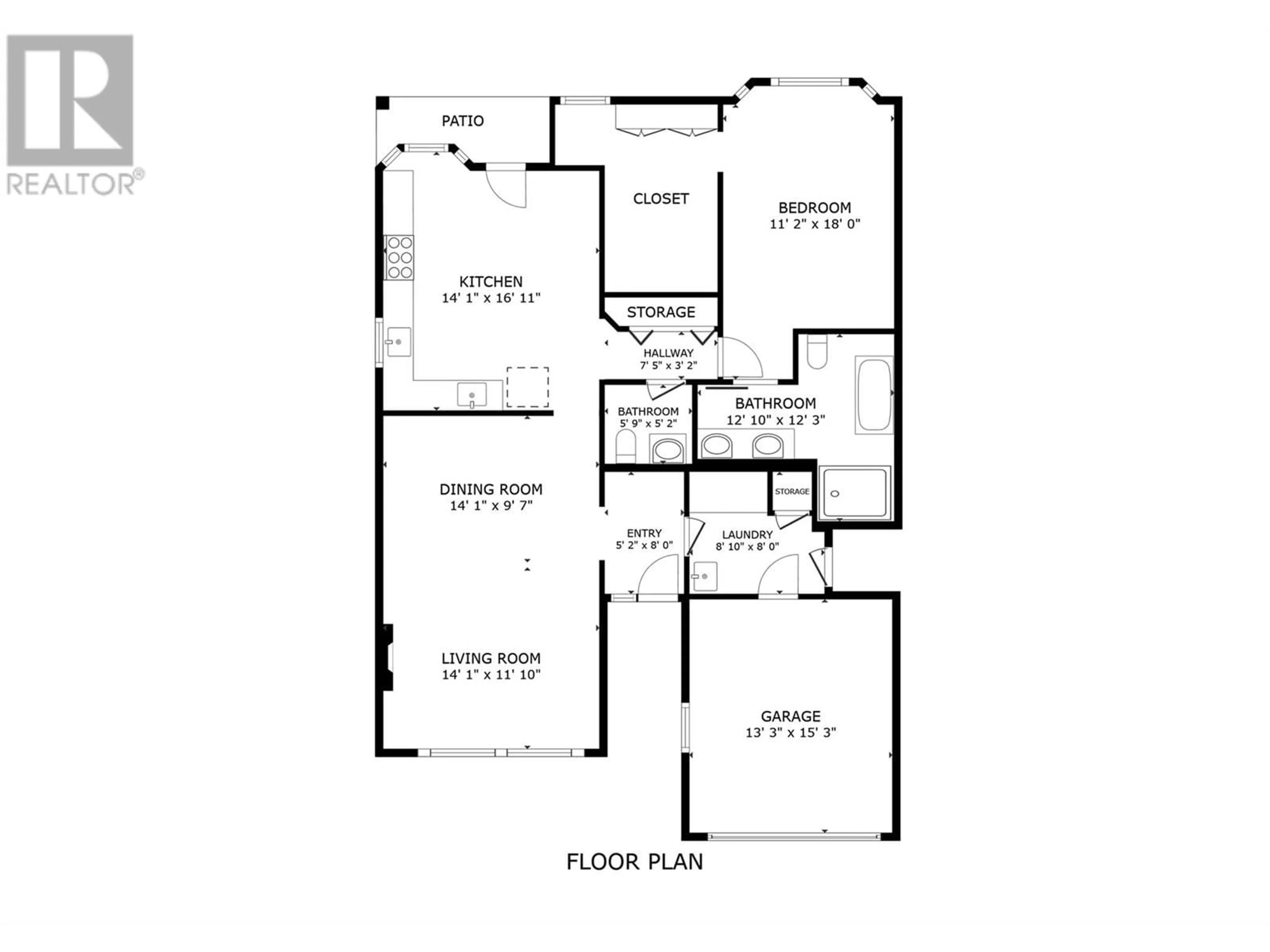 Floor plan for 137 - 2330 BUTT ROAD, Westbank British Columbia V4T2L3