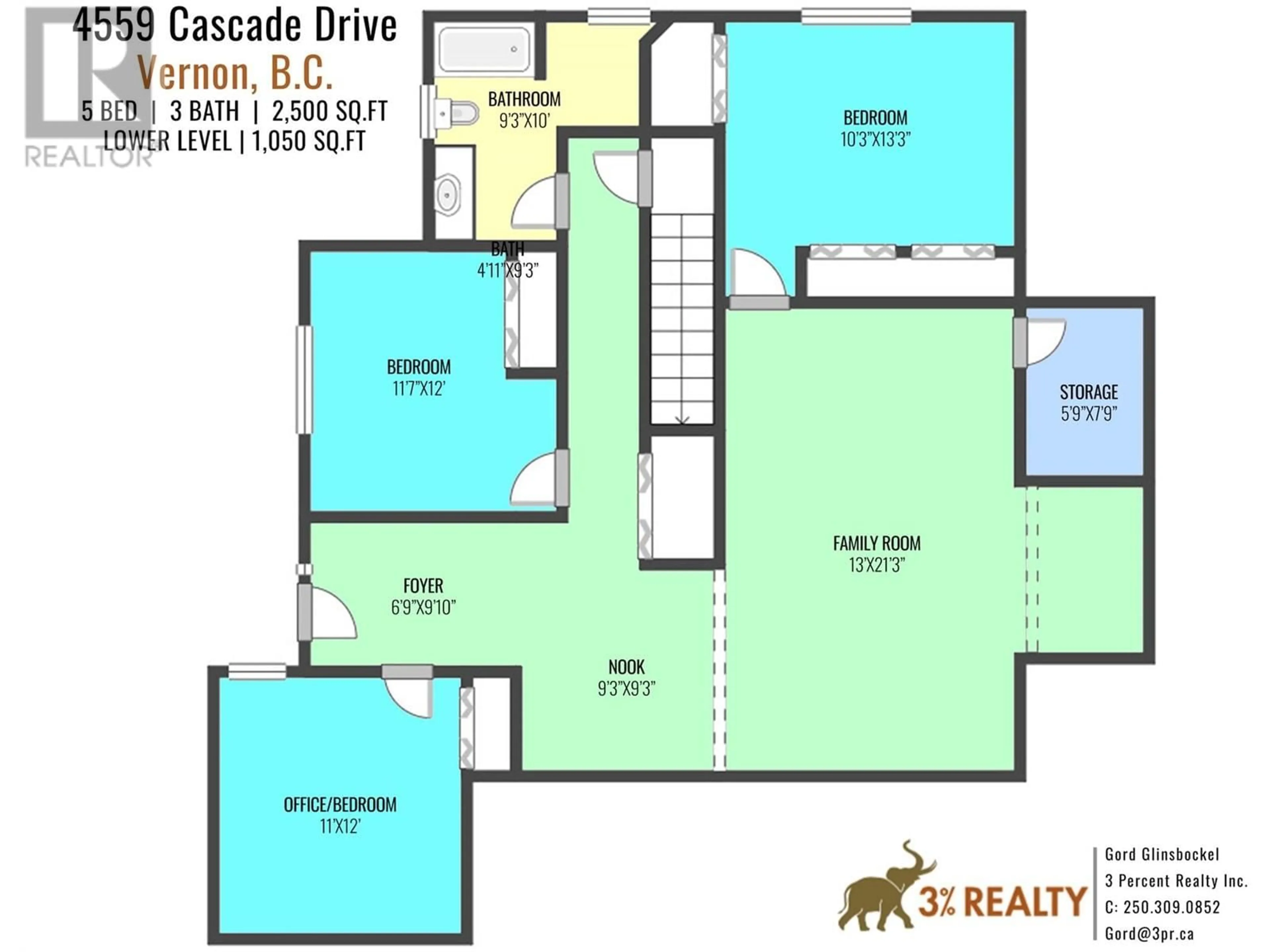 Floor plan for 4559 CASCADE DRIVE, Vernon British Columbia V1T9K3