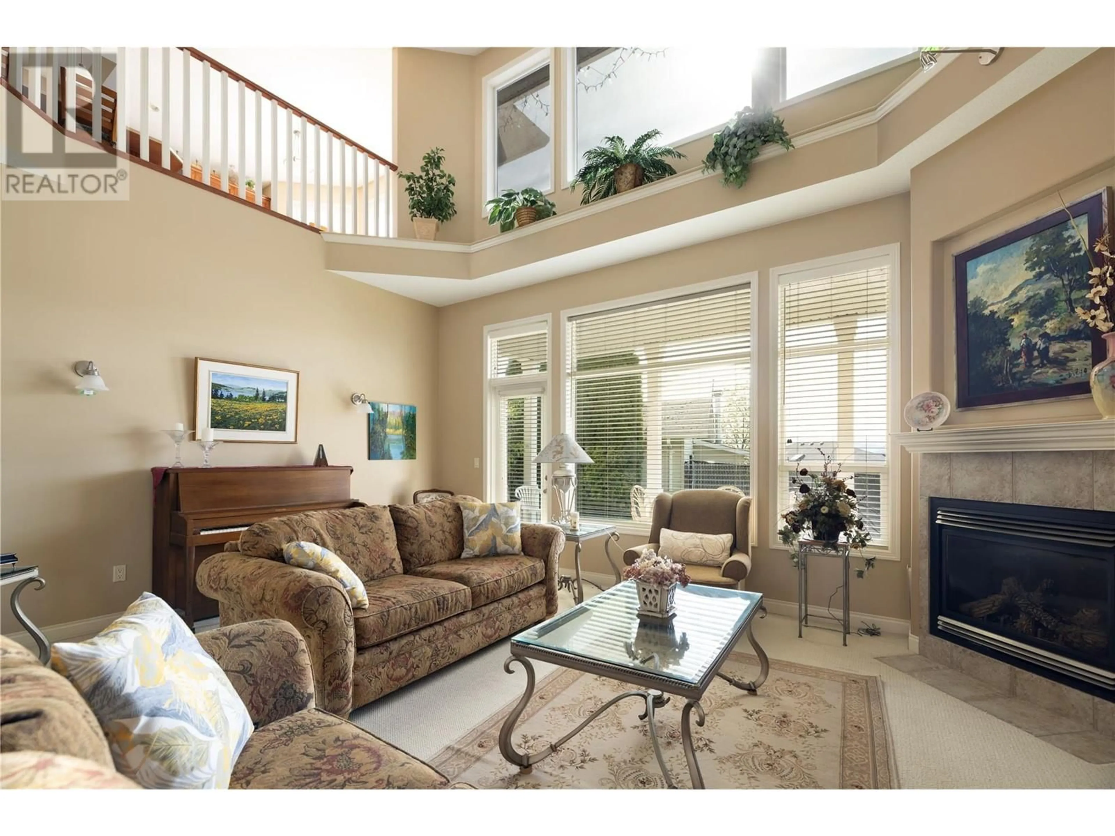 Living room with furniture, unknown for 1001 WINDSOR PLACE, Vernon British Columbia V1T9E7