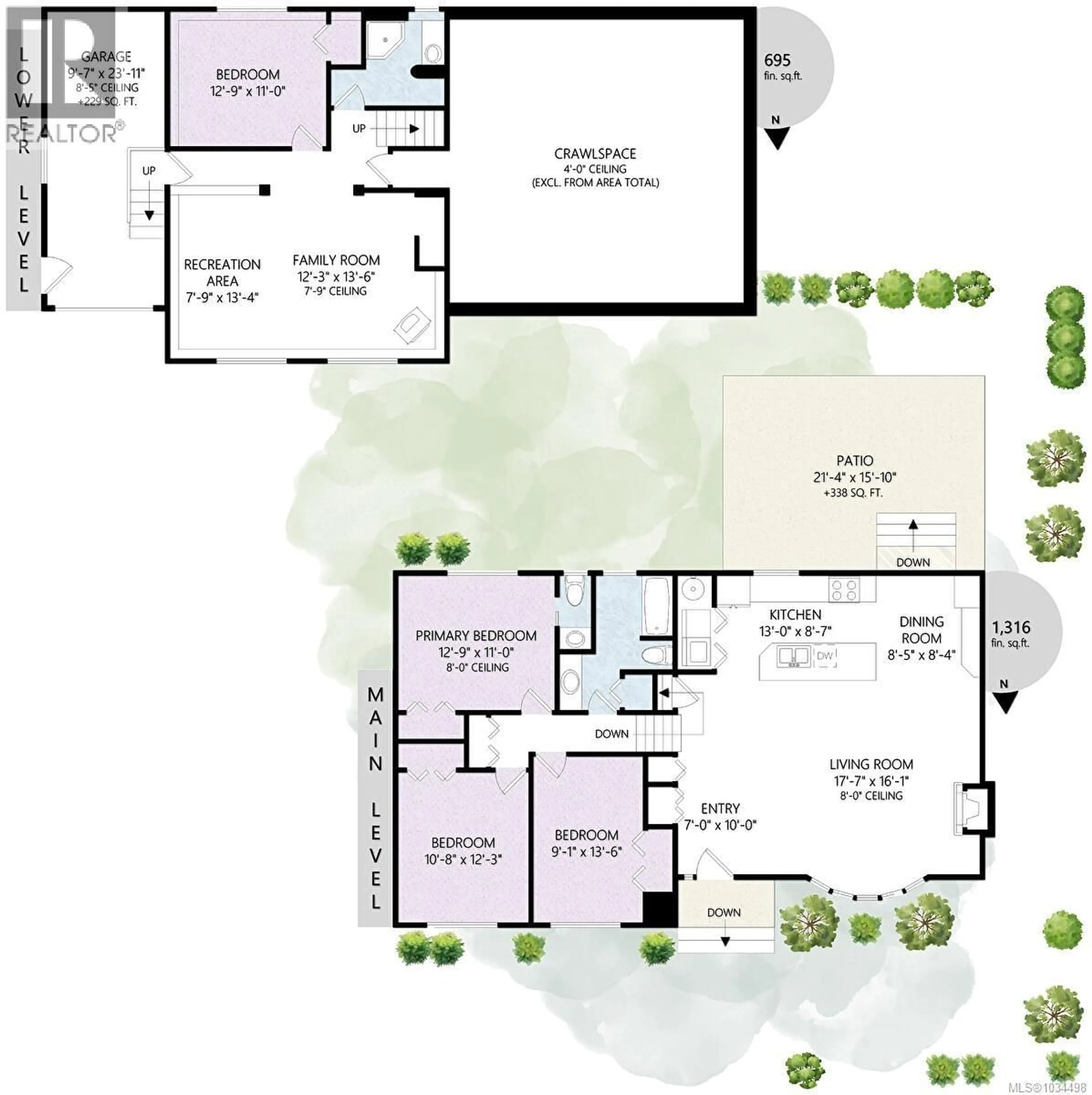 Floor plan for 1117 CLARKE ROAD, Central Saanich British Columbia V8M1E2
