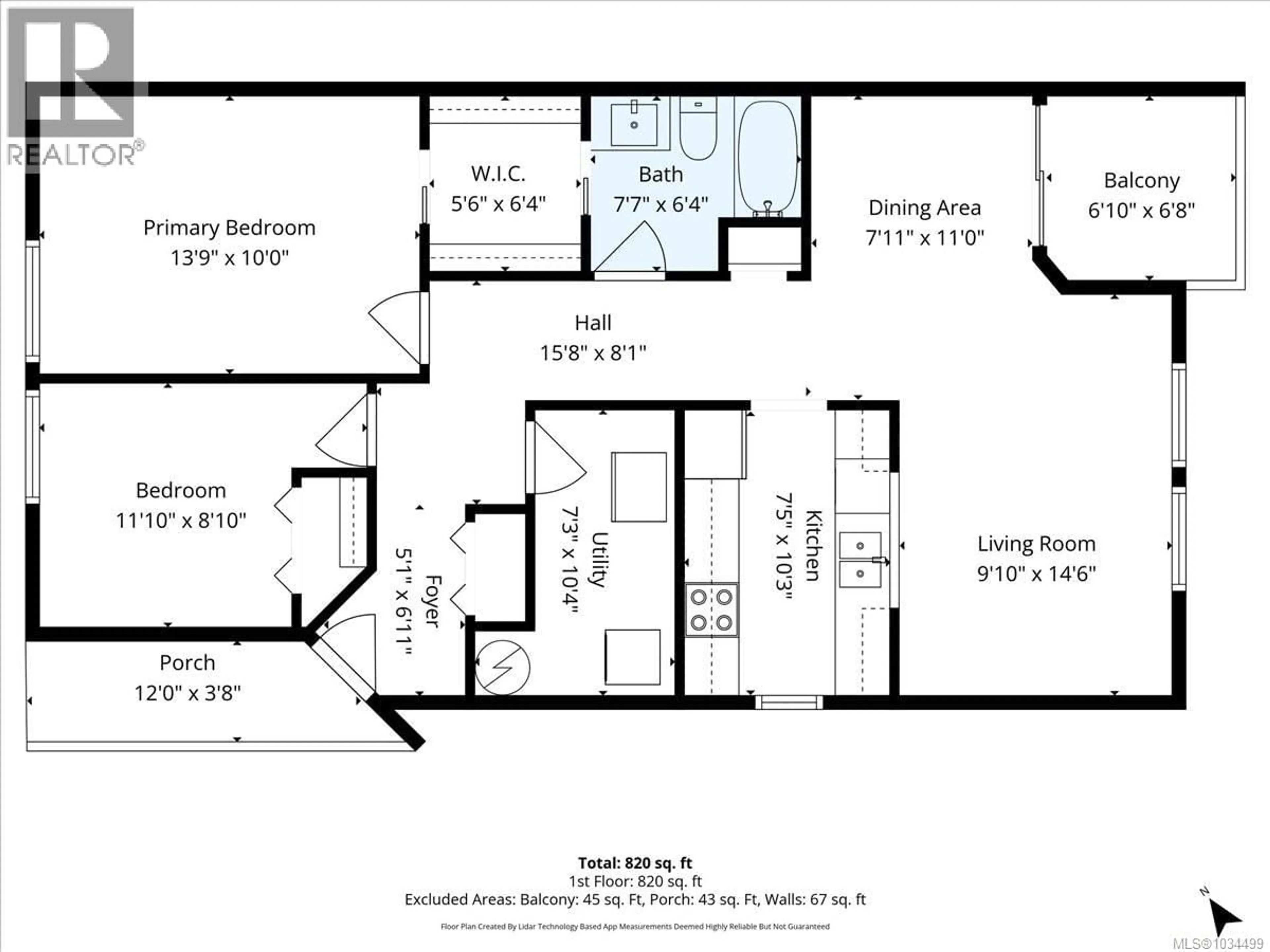 Floor plan for 208 - 1912 BOWEN ROAD, Nanaimo British Columbia V9S5S6