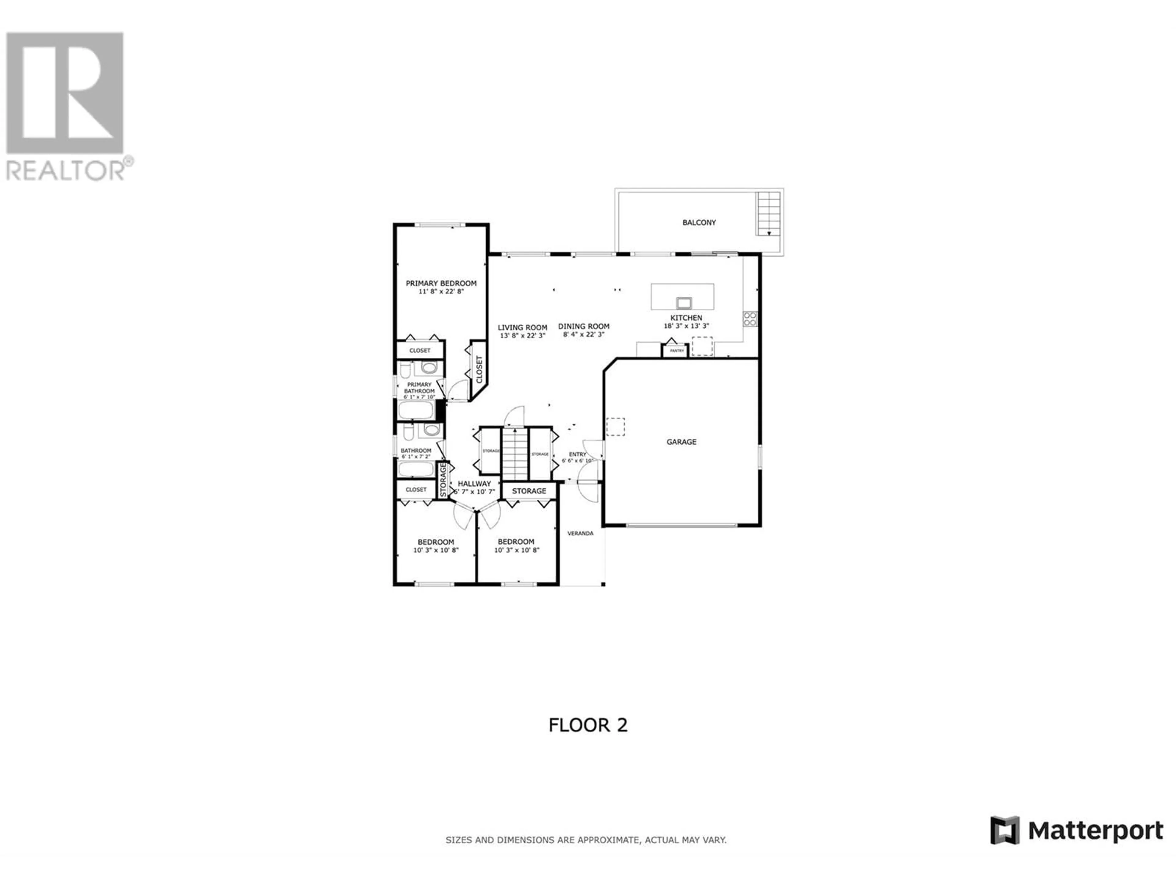 Floor plan for 2110 21 AVENUE, Vernon British Columbia V1T8H6