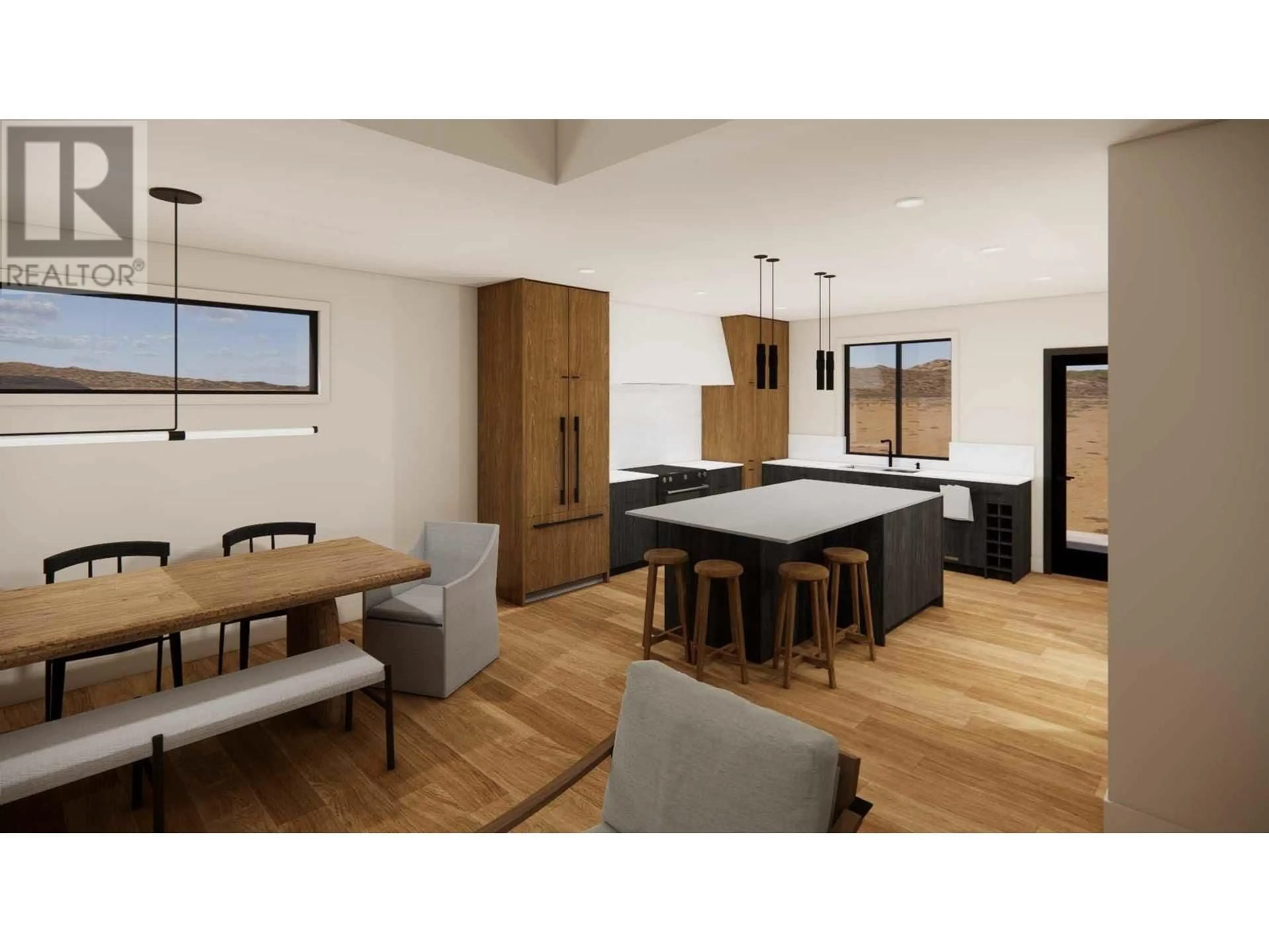 Open concept kitchen, wood/laminate floor for 2256 COLDWATER DRIVE, Kamloops British Columbia V2E0E6