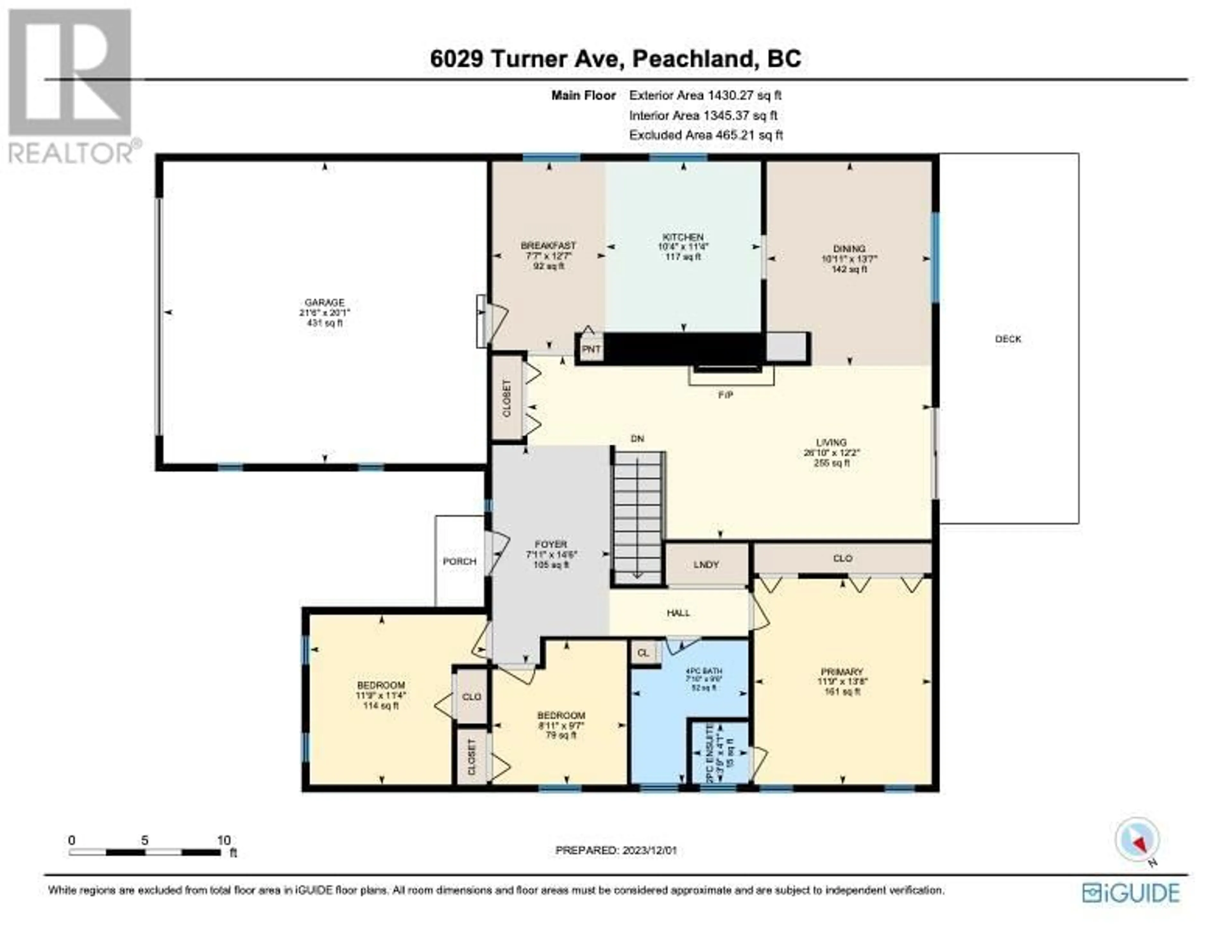 Floor plan for 6029 TURNER AVENUE, Peachland British Columbia V0H1X7