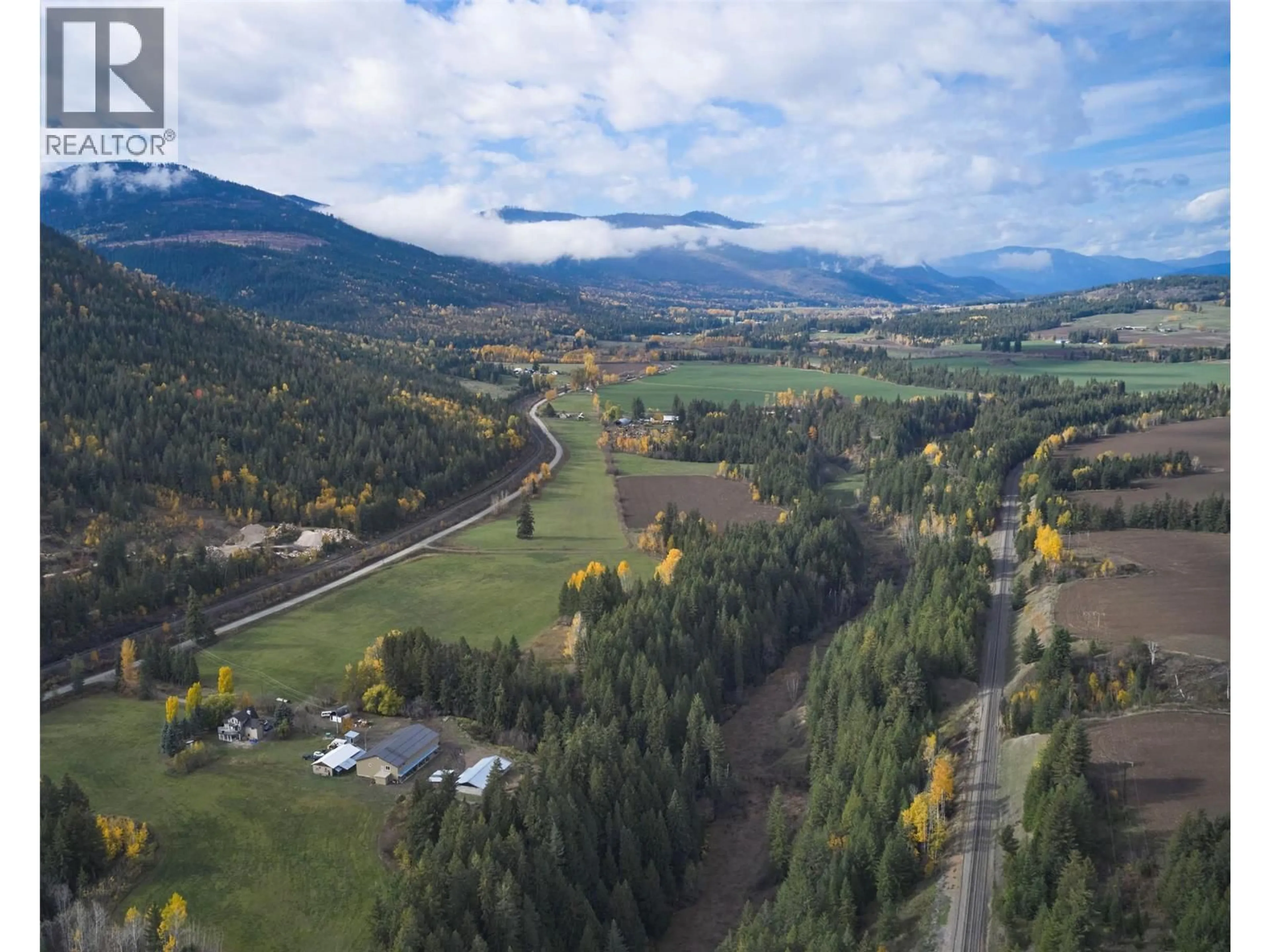 A pic from outside/outdoor area/front of a property/back of a property/a pic from drone, mountain view for 2234 TAPPEN NOTCH HILL ROAD, Tappen British Columbia V0E2W1