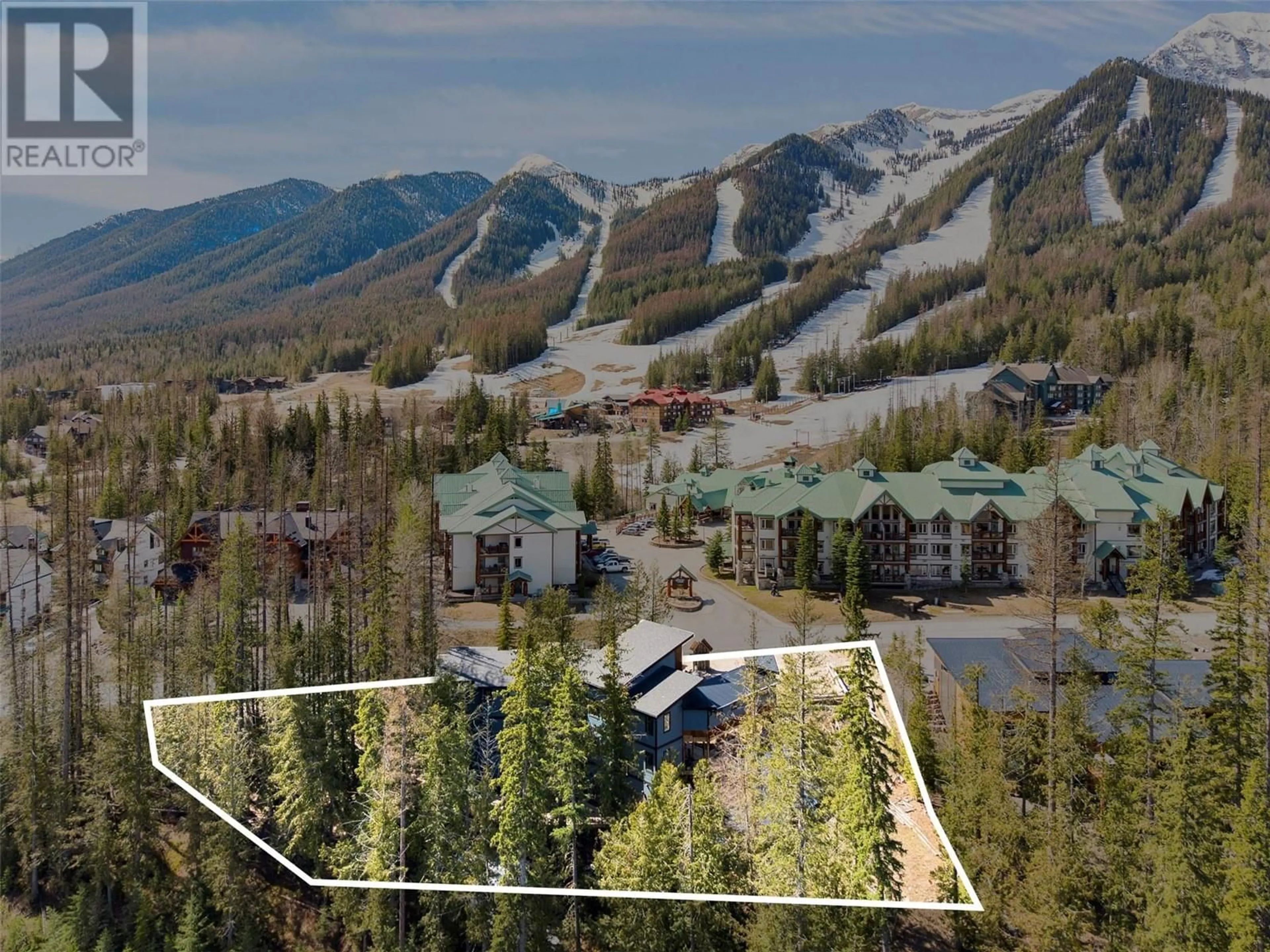 A pic from outside/outdoor area/front of a property/back of a property/a pic from drone, mountain view for 5339 HIGHLINE DRIVE, Fernie British Columbia V0B1M5