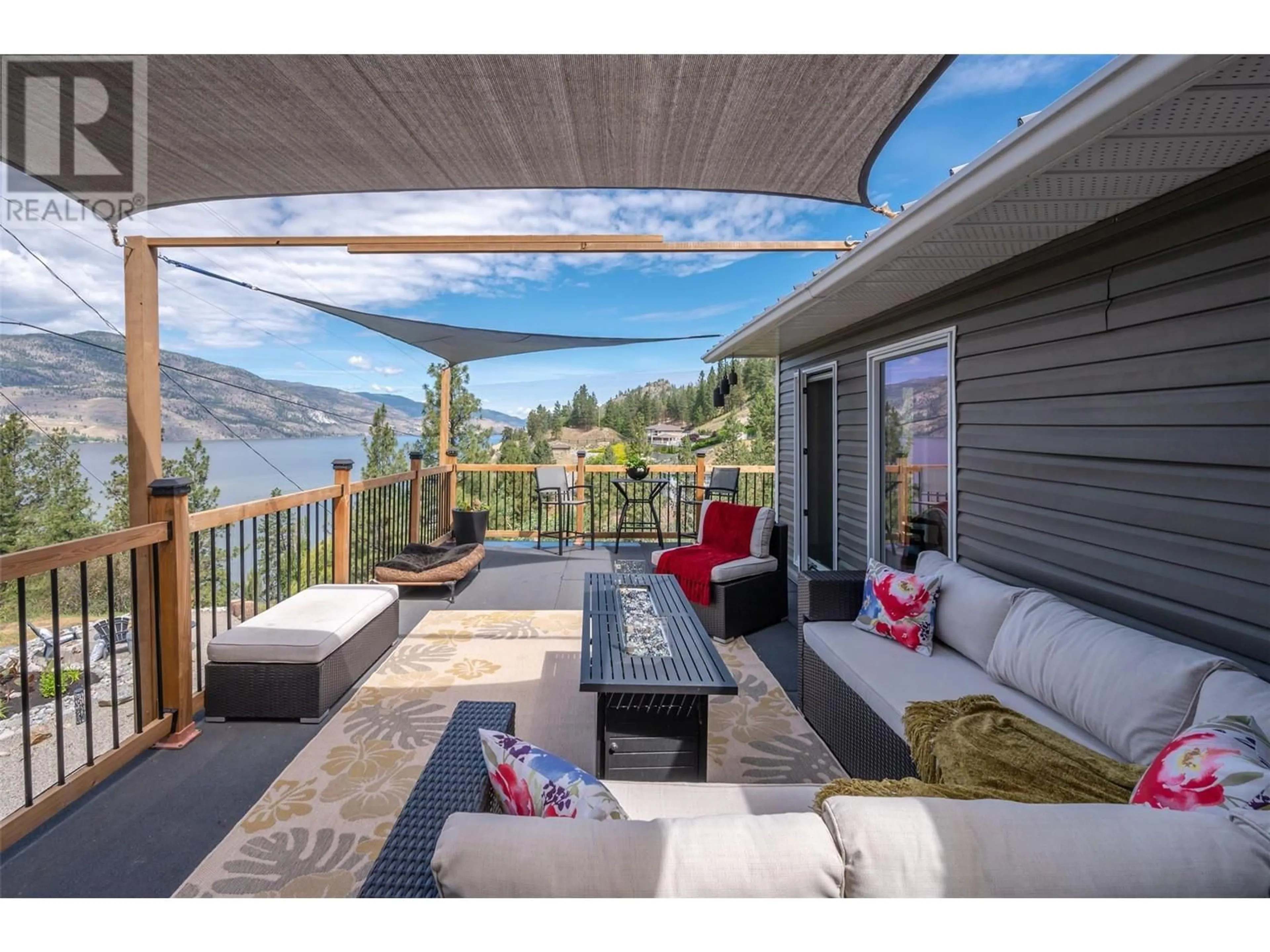 Patio, water/lake/river/ocean view for 126 CONIFER DRIVE, Okanagan Falls British Columbia V0H1R3