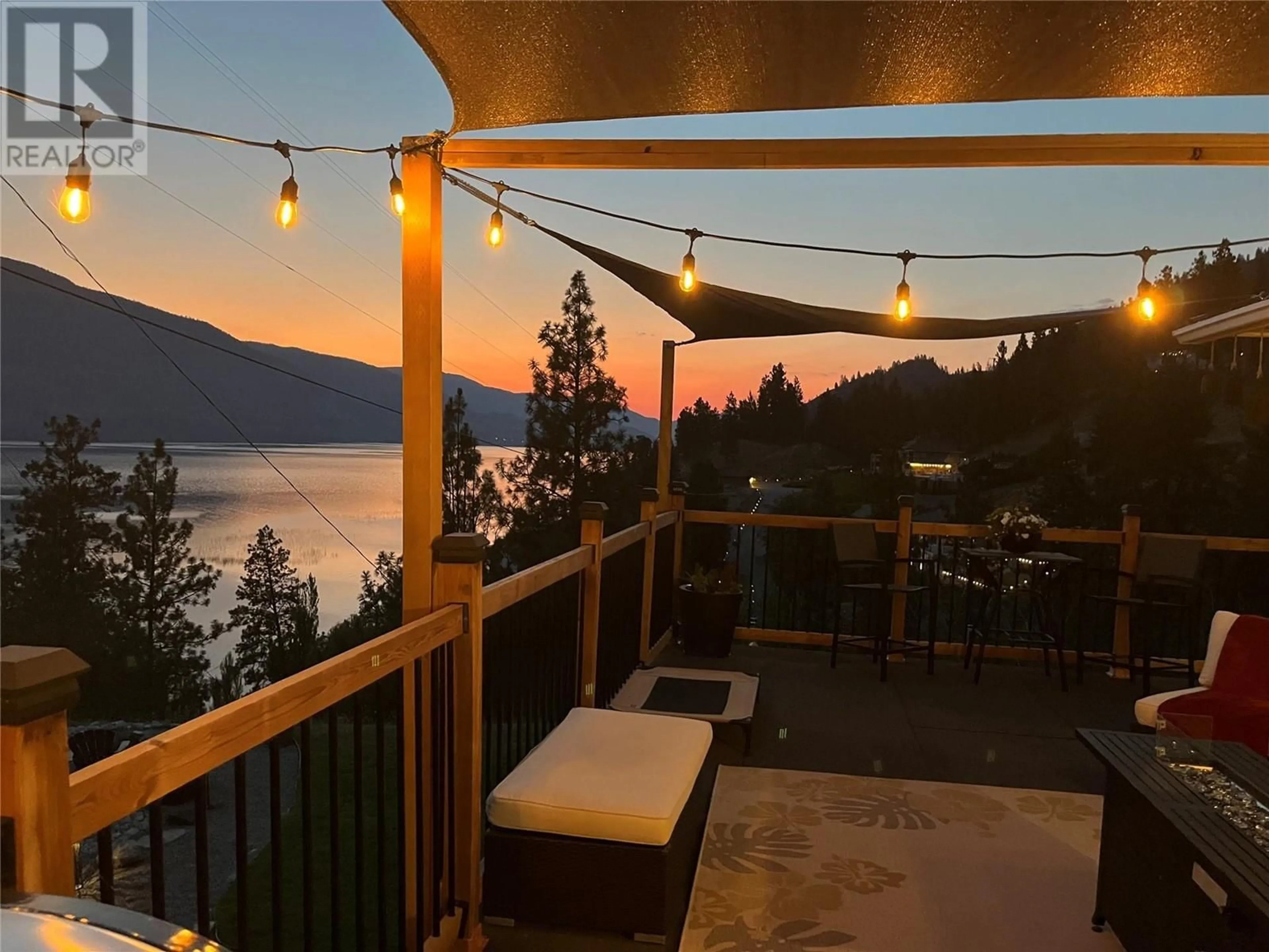 Patio, water/lake/river/ocean view for 126 CONIFER DRIVE, Okanagan Falls British Columbia V0H1R3