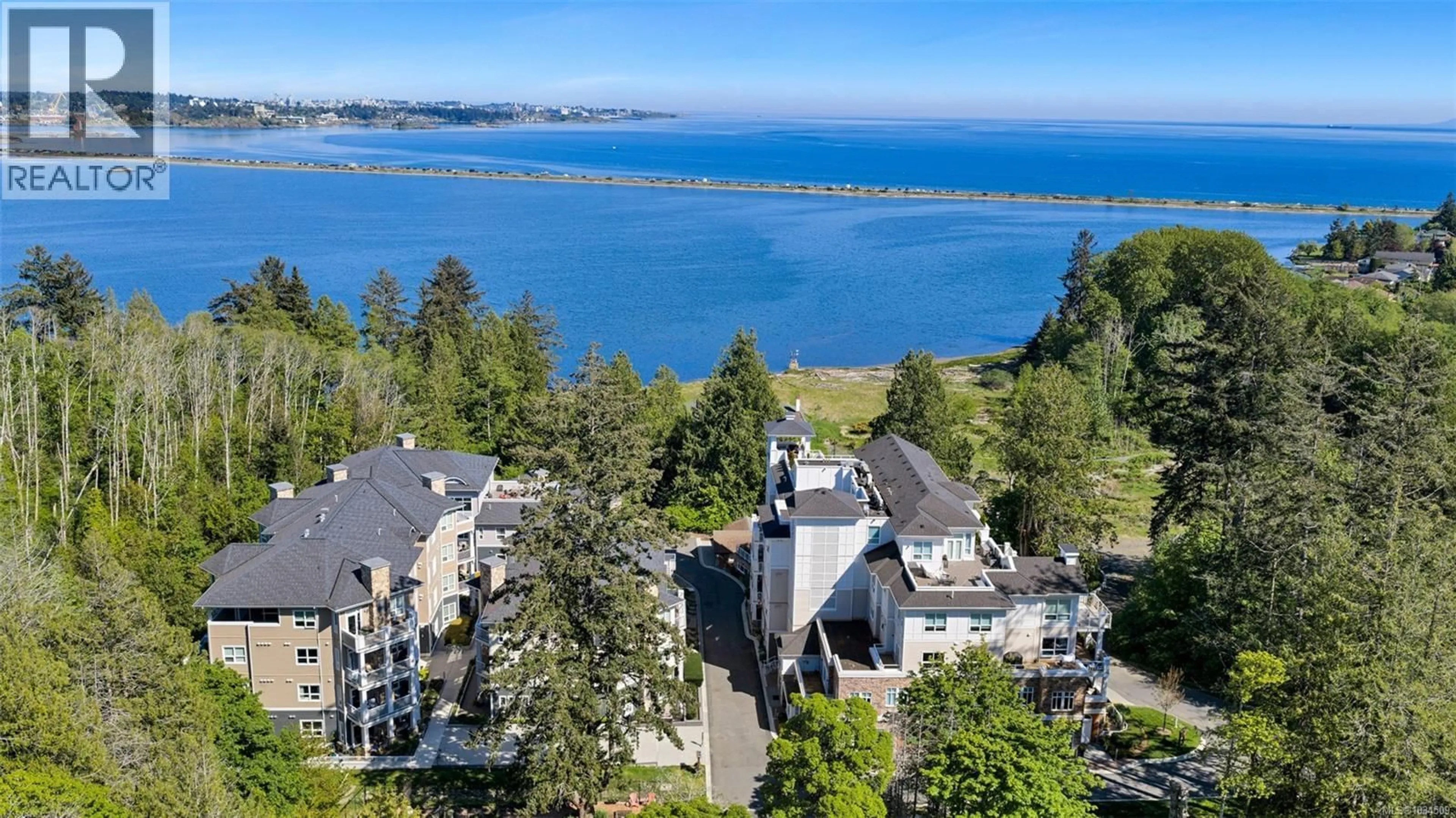 A pic from outside/outdoor area/front of a property/back of a property/a pic from drone, water/lake/river/ocean view for 203 - 3111C HAVENWOOD LANE, Colwood British Columbia V9C0M7