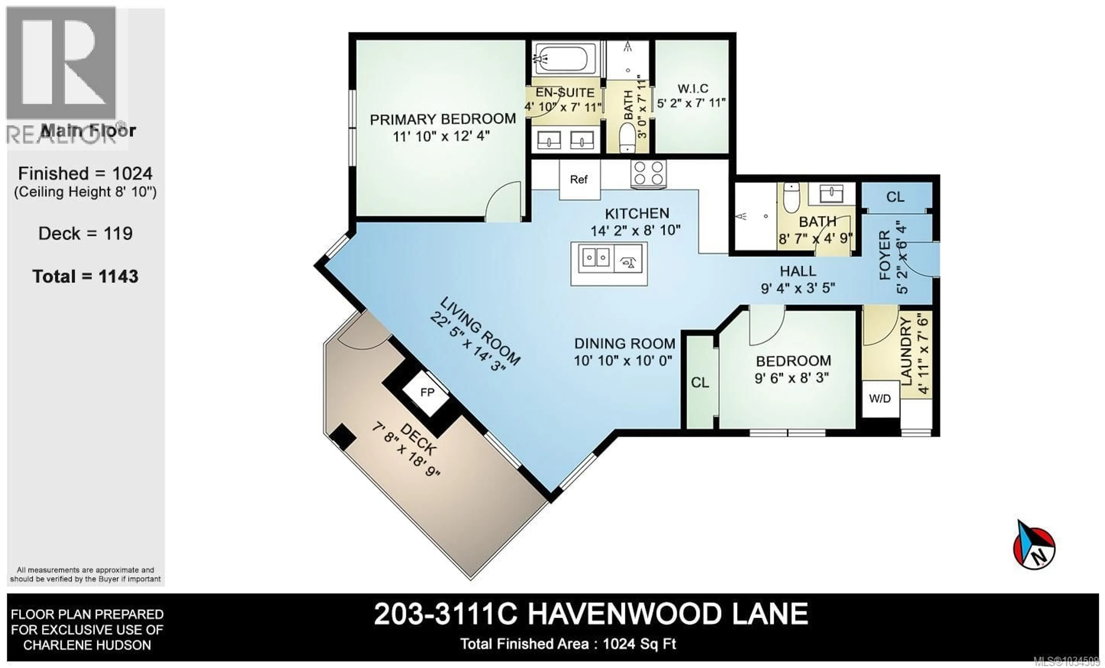 Floor plan for 203 - 3111C HAVENWOOD LANE, Colwood British Columbia V9C0M7