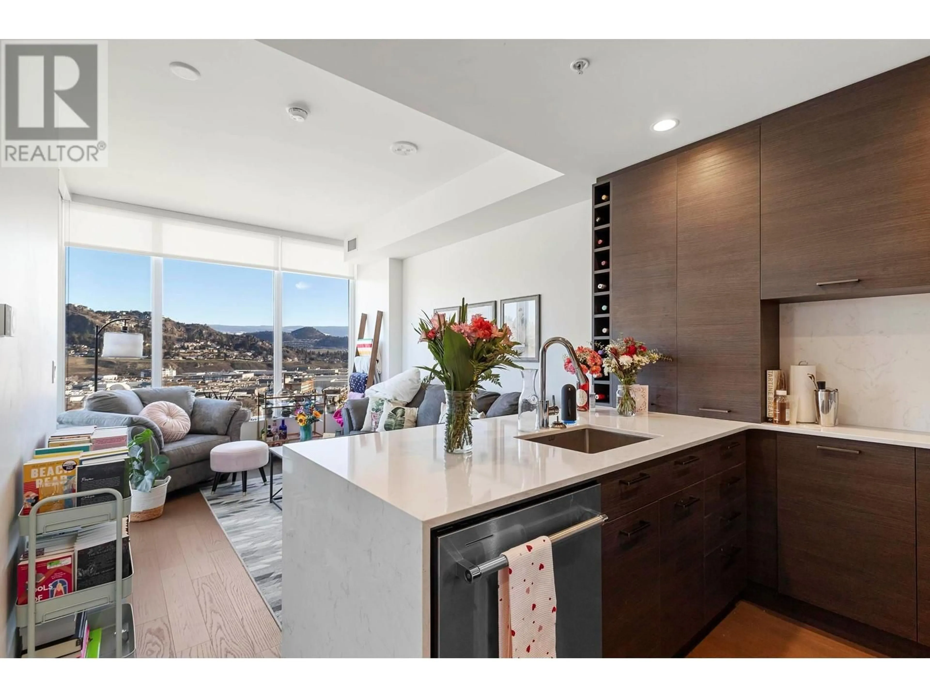 Open concept kitchen, unknown for 1707 - 1191 SUNSET DRIVE, Kelowna British Columbia V1Y0J4