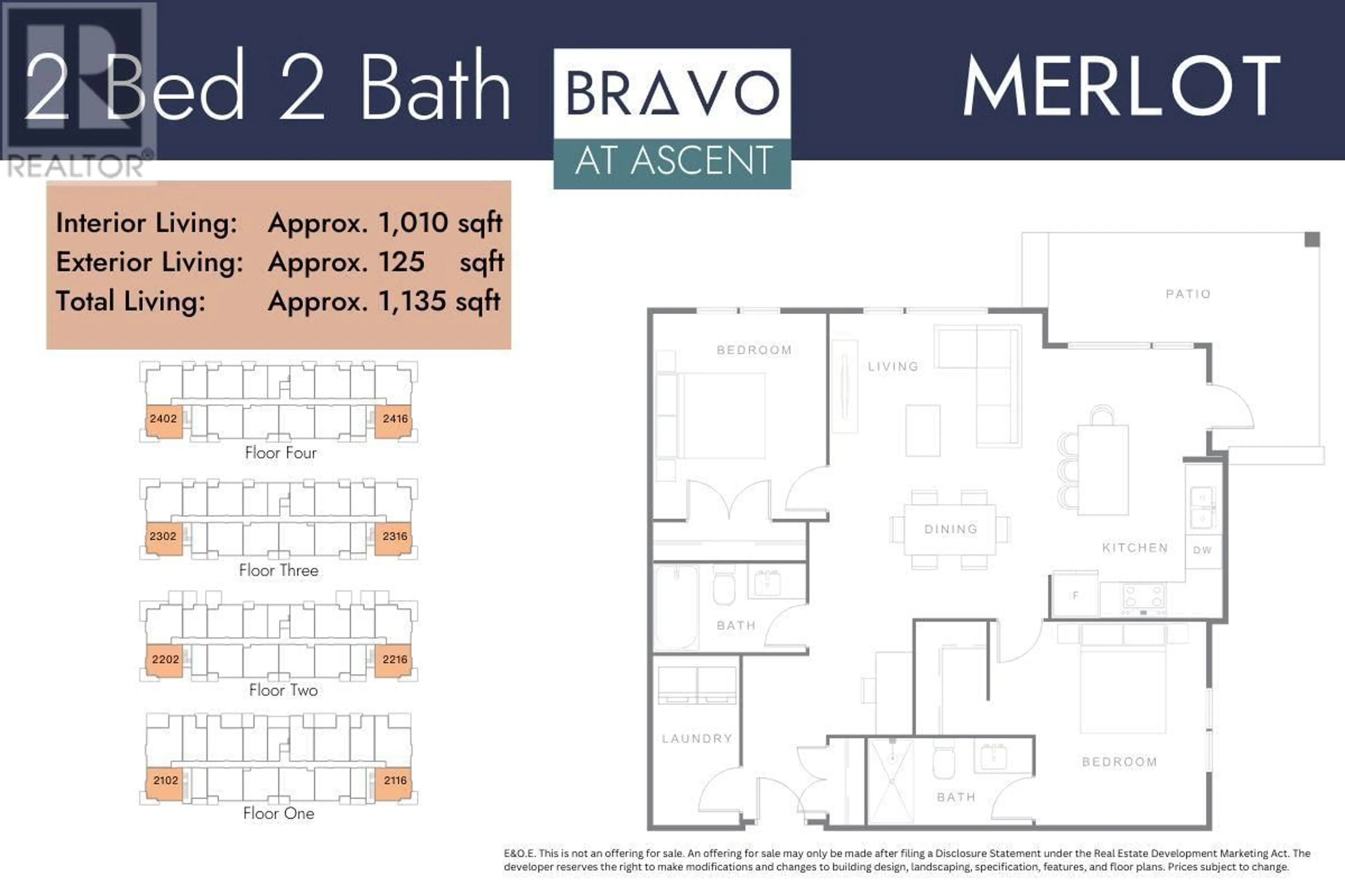 Floor plan for 216 - 1111 FROST ROAD, Kelowna British Columbia V1W0G8