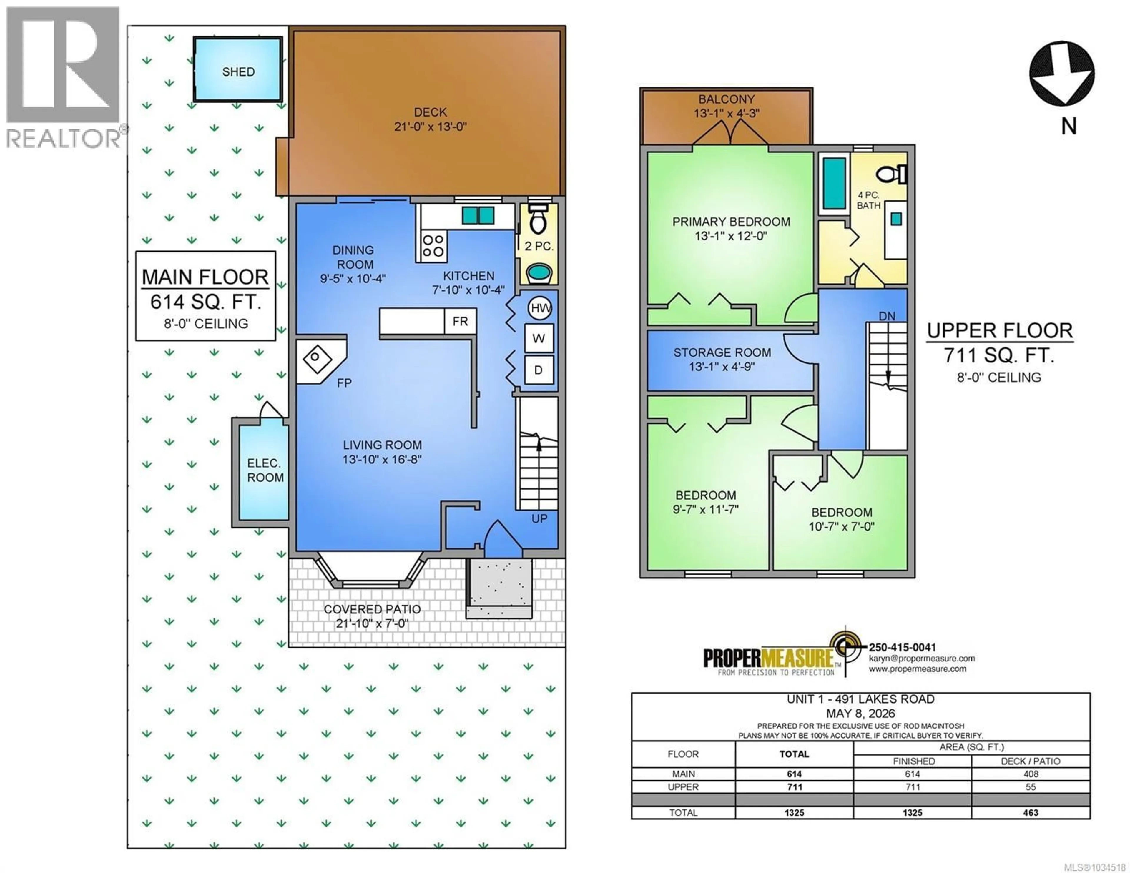 Floor plan for 1 - 491 LAKES ROAD, Duncan British Columbia V9L3E9