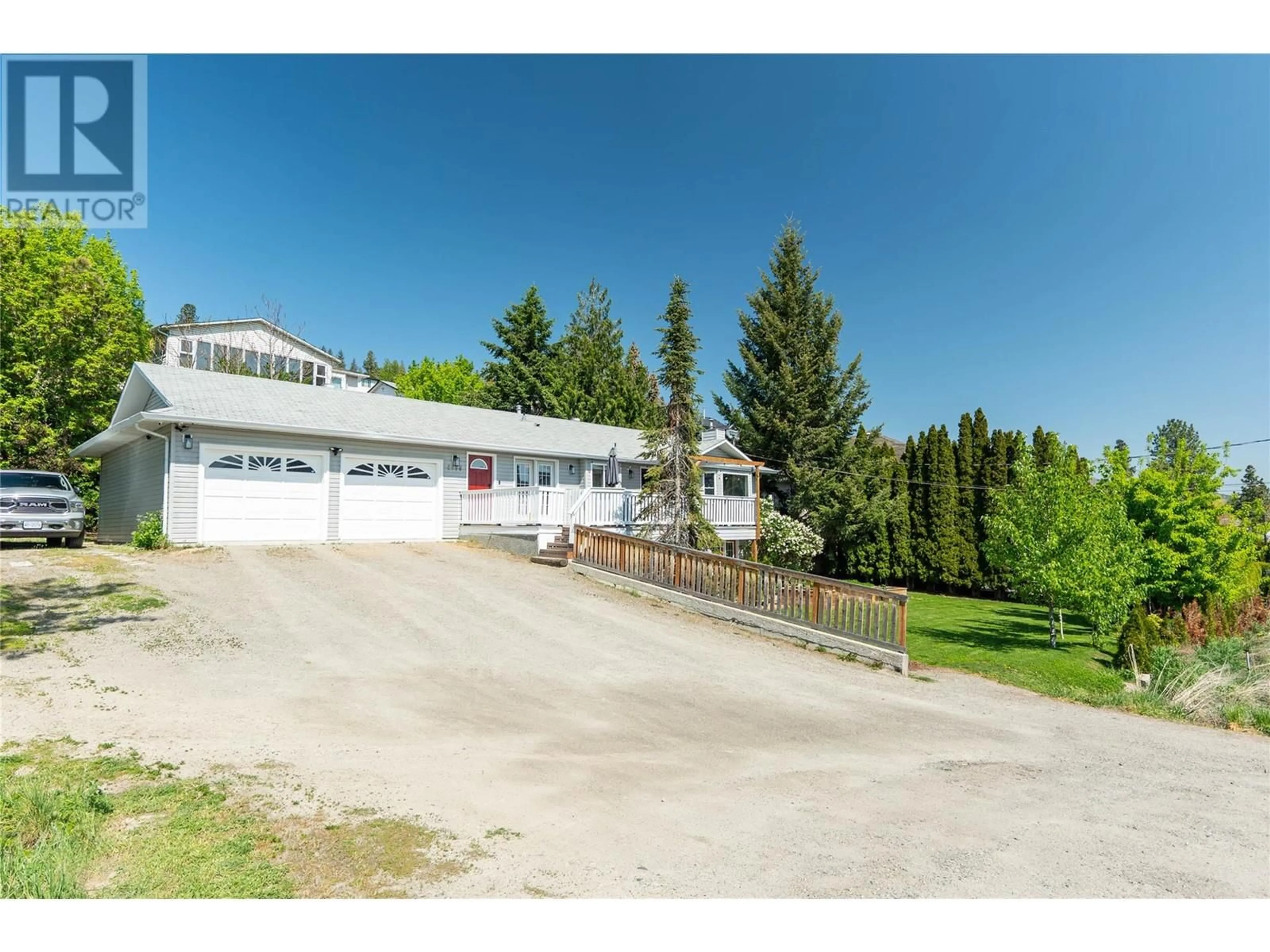 A pic from outside/outdoor area/front of a property/back of a property/a pic from drone, unknown for 2096 SHAMROCK DRIVE, West Kelowna British Columbia V4T1T8