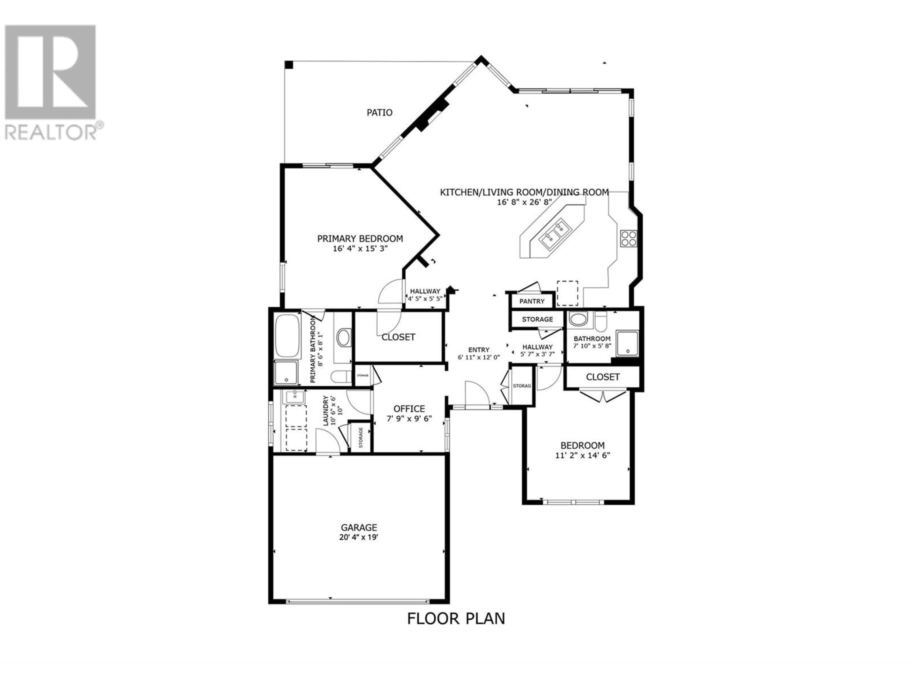Floor plan for 3693 SONOMA PINES DRIVE, West Kelowna British Columbia V4T2Y2