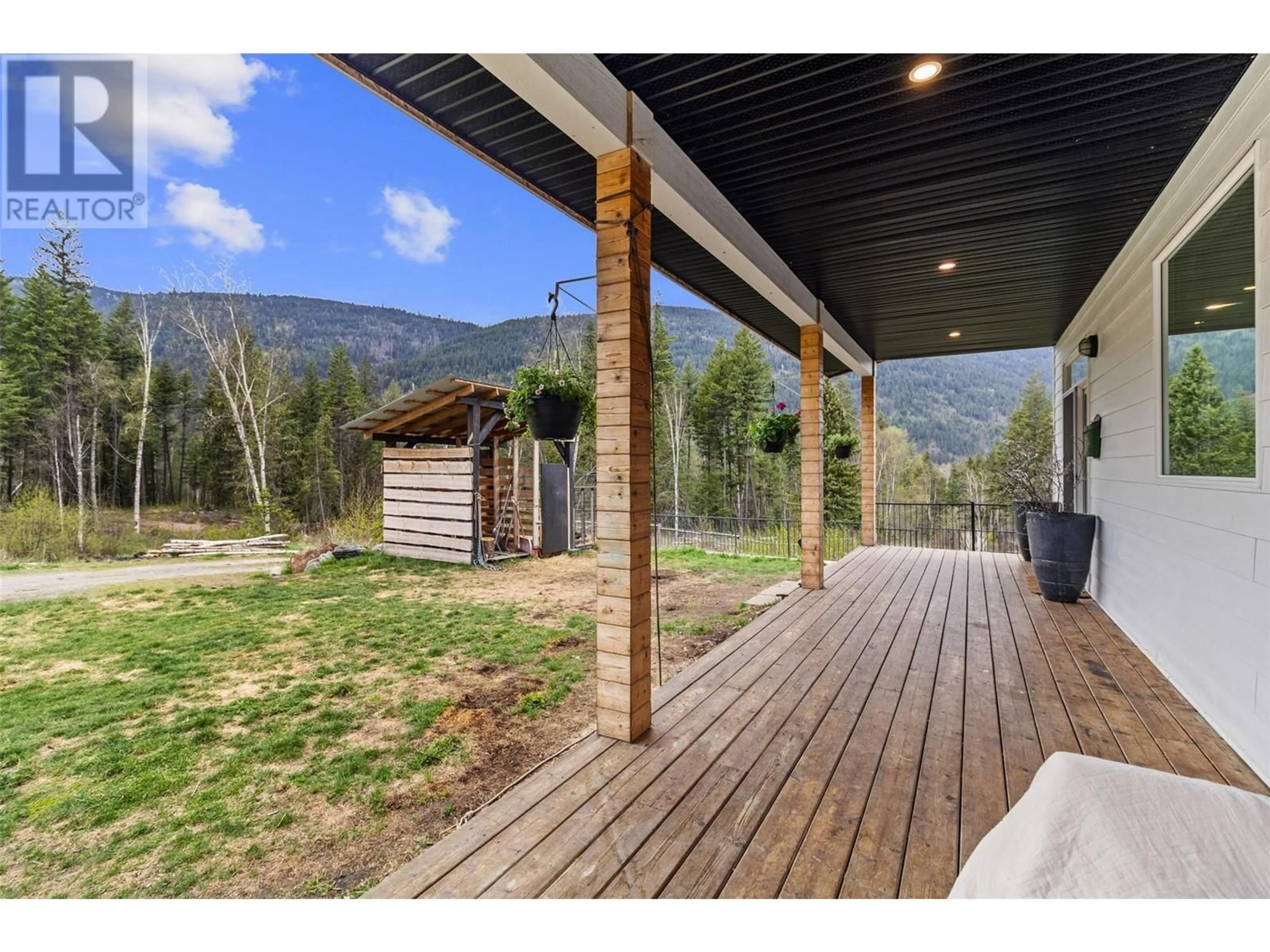 A pic from outside/outdoor area/front of a property/back of a property/a pic from drone, mountain view for 5048 HEFFLEY LOUIS CR ROAD, Kamloops British Columbia V0E1Z1