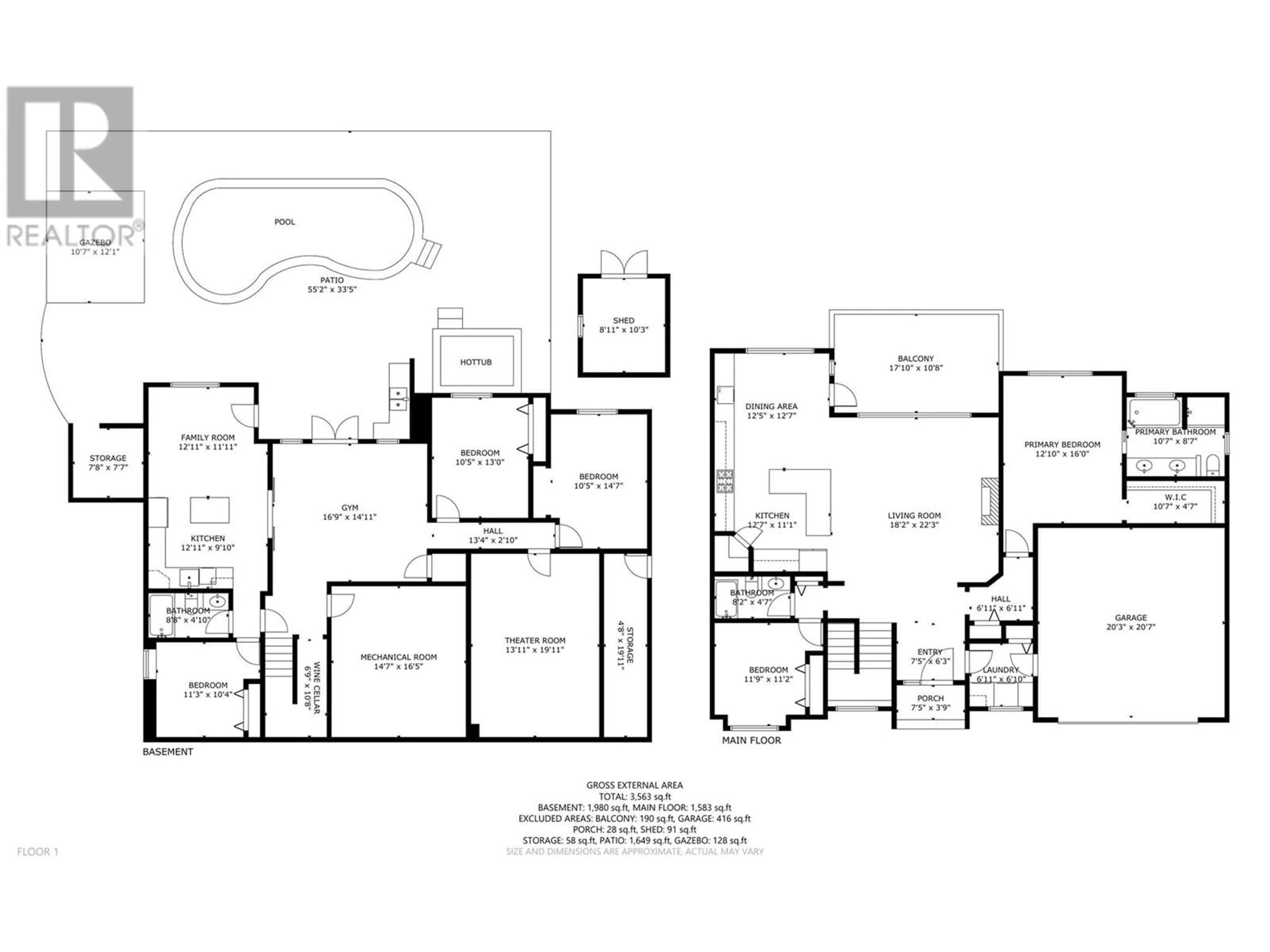 Floor plan for 7193 APEX DRIVE, Vernon British Columbia V1B4E4
