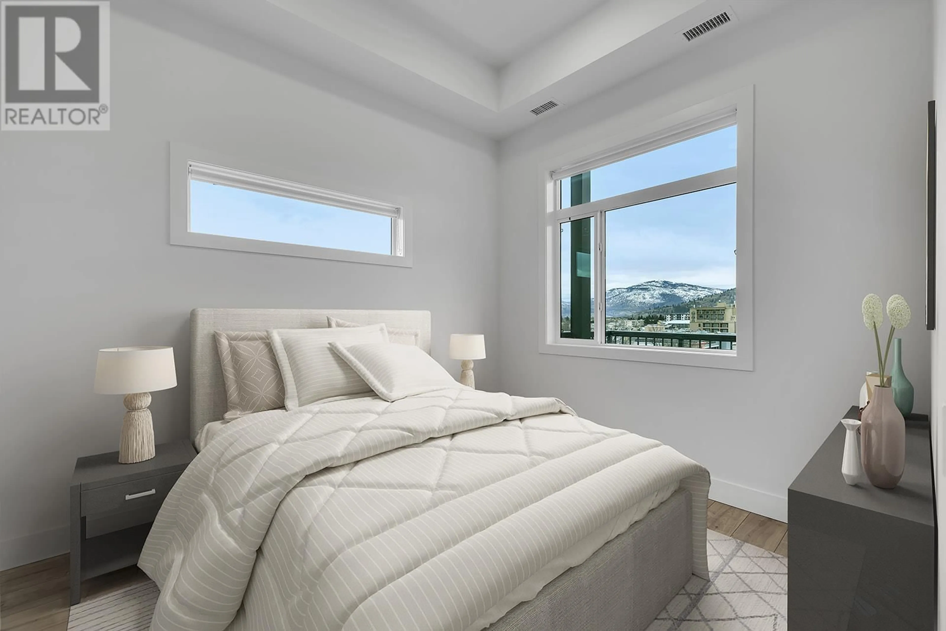 Bedroom with bed, unknown for 508 - 1220 PACIFIC AVENUE, Kelowna British Columbia V1Y5T7