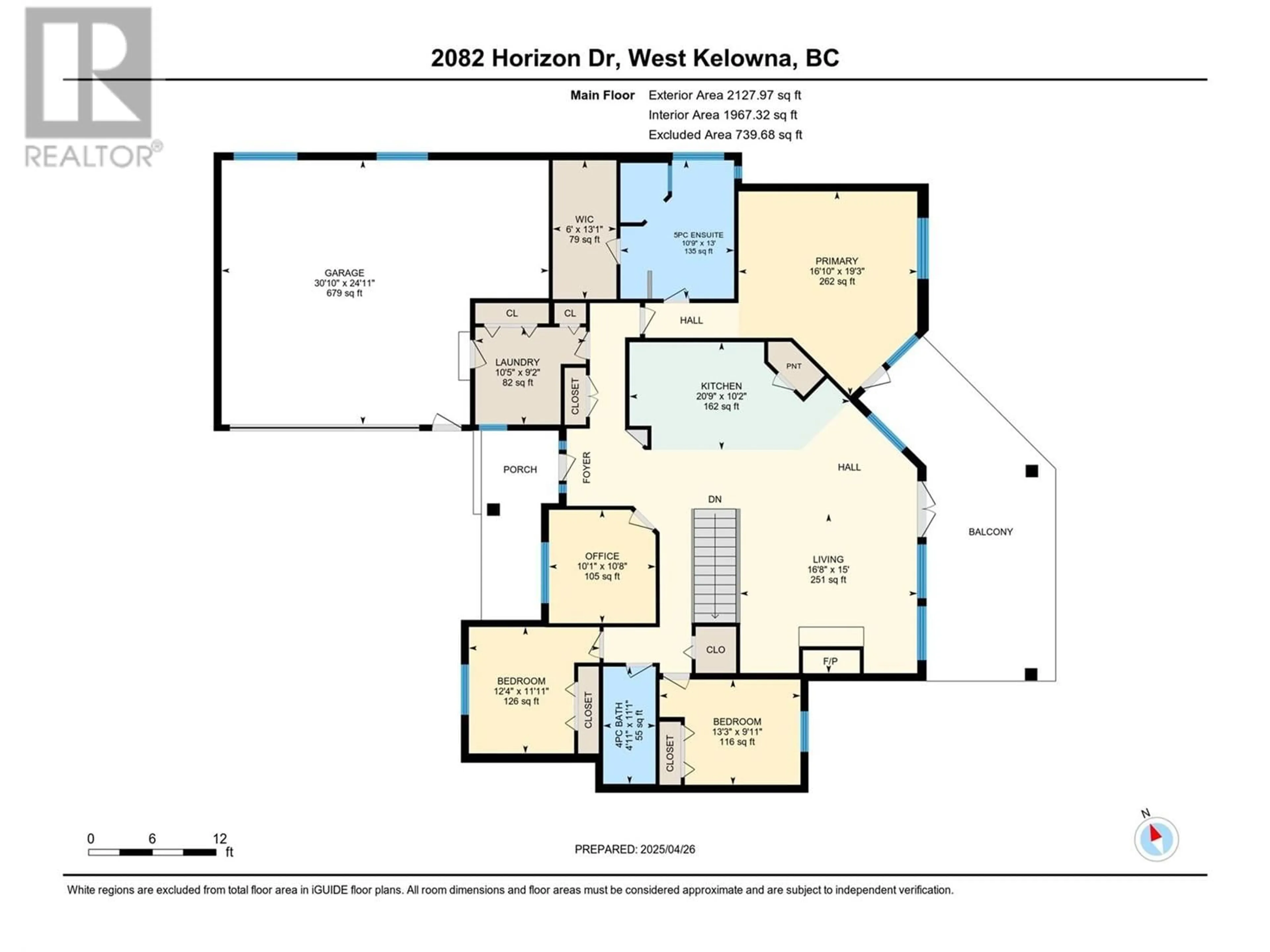 Floor plan for 2082 HORIZON DRIVE, West Kelowna British Columbia V1Z3Y5