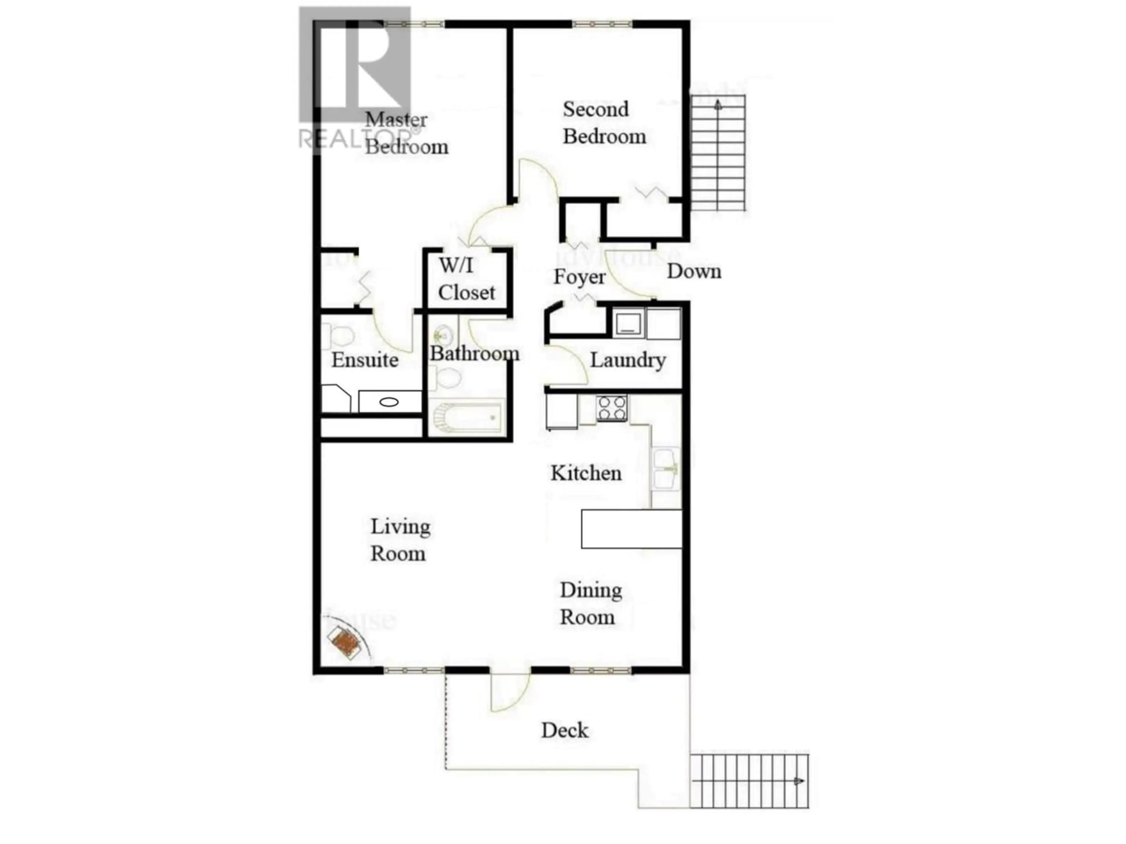 Floor plan for 30 - 4740 20 STREET, Vernon British Columbia V1T9N7