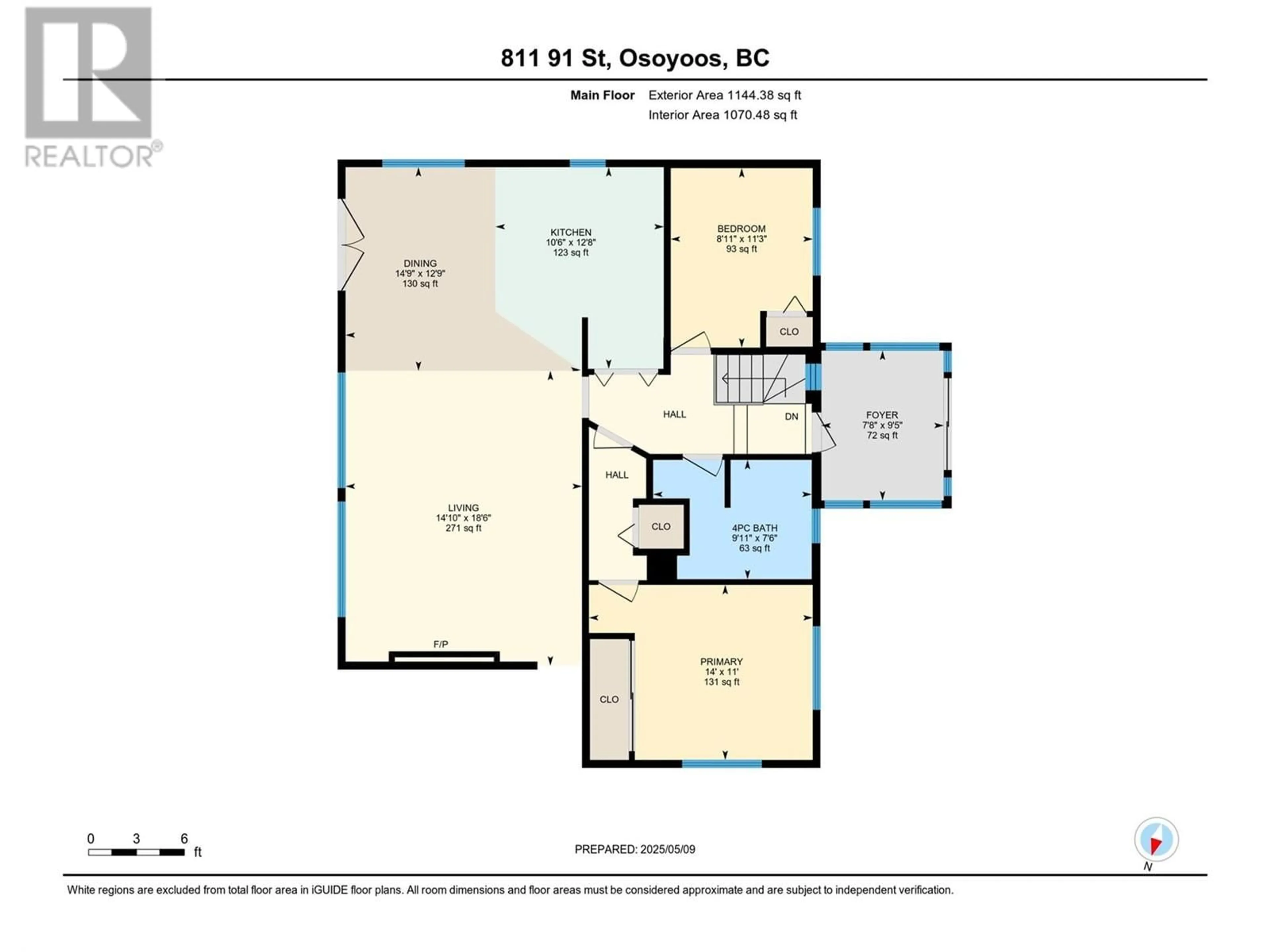 Floor plan for 811 91ST STREET, Osoyoos British Columbia V0H1V1