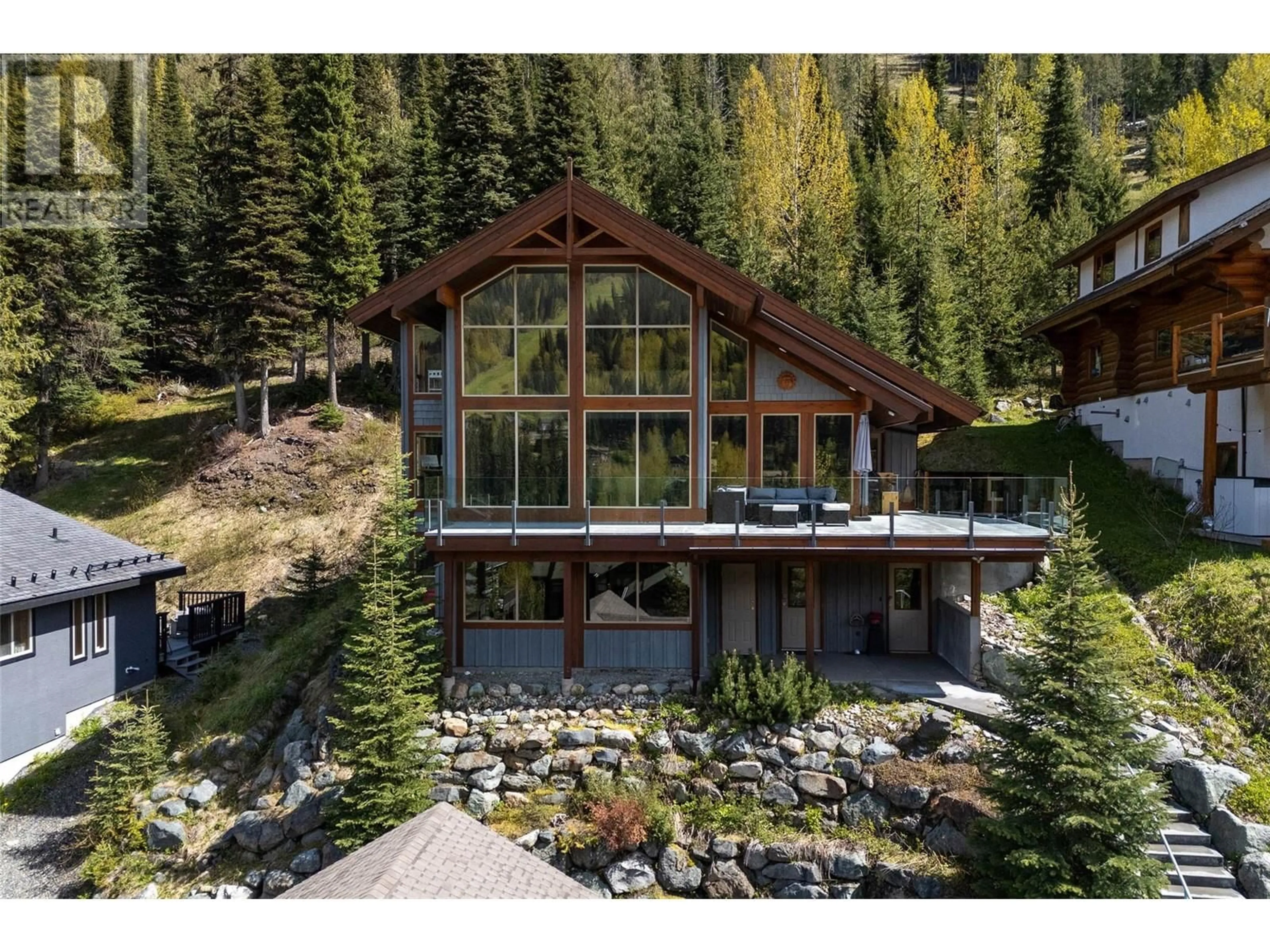A pic from outside/outdoor area/front of a property/back of a property/a pic from drone, unknown for 2417 FAIRWAYS DRIVE, Sun Peaks British Columbia V0E5N0