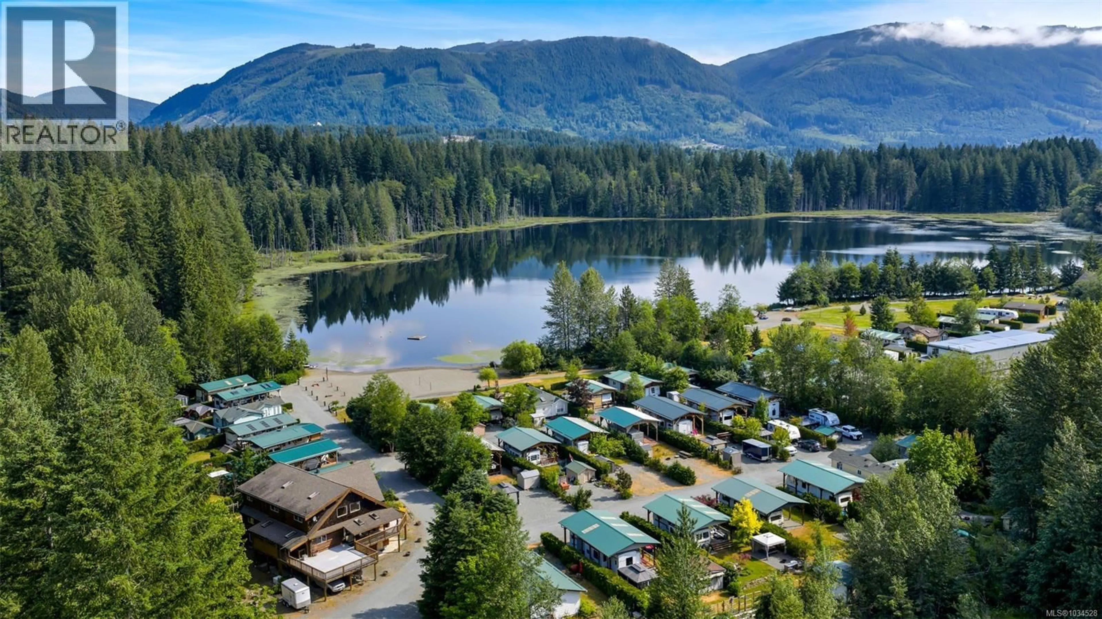 A pic from outside/outdoor area/front of a property/back of a property/a pic from drone, water/lake/river/ocean view for 50 - 8631 SOUTH SHORE ROAD, Lake Cowichan British Columbia V0R2G0